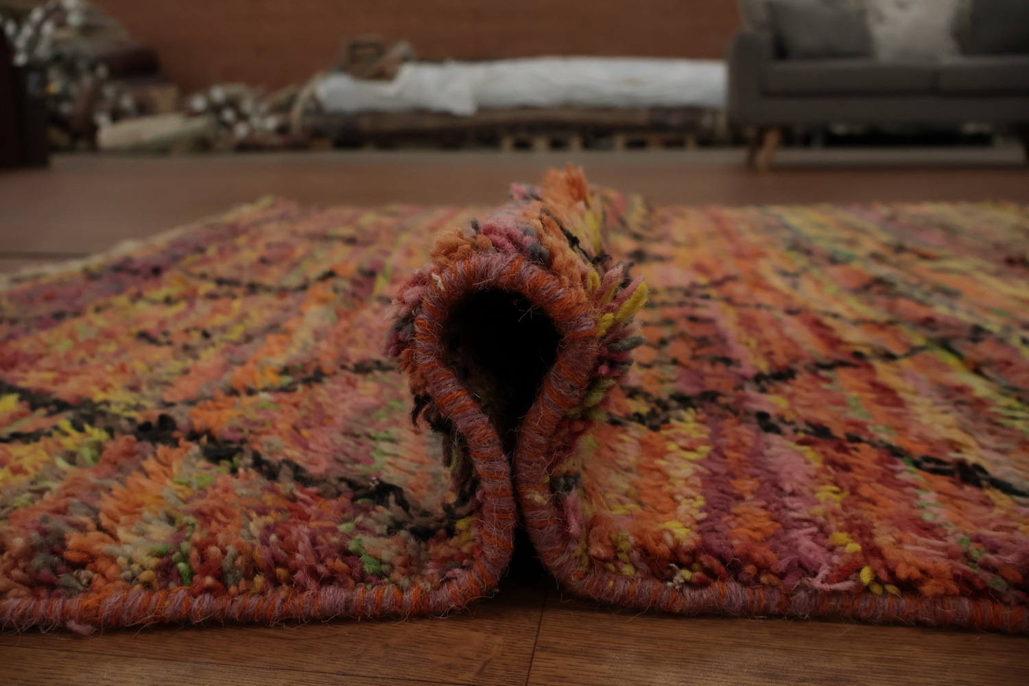 Trellis Wool Moroccan Oriental Area Rug 5x9