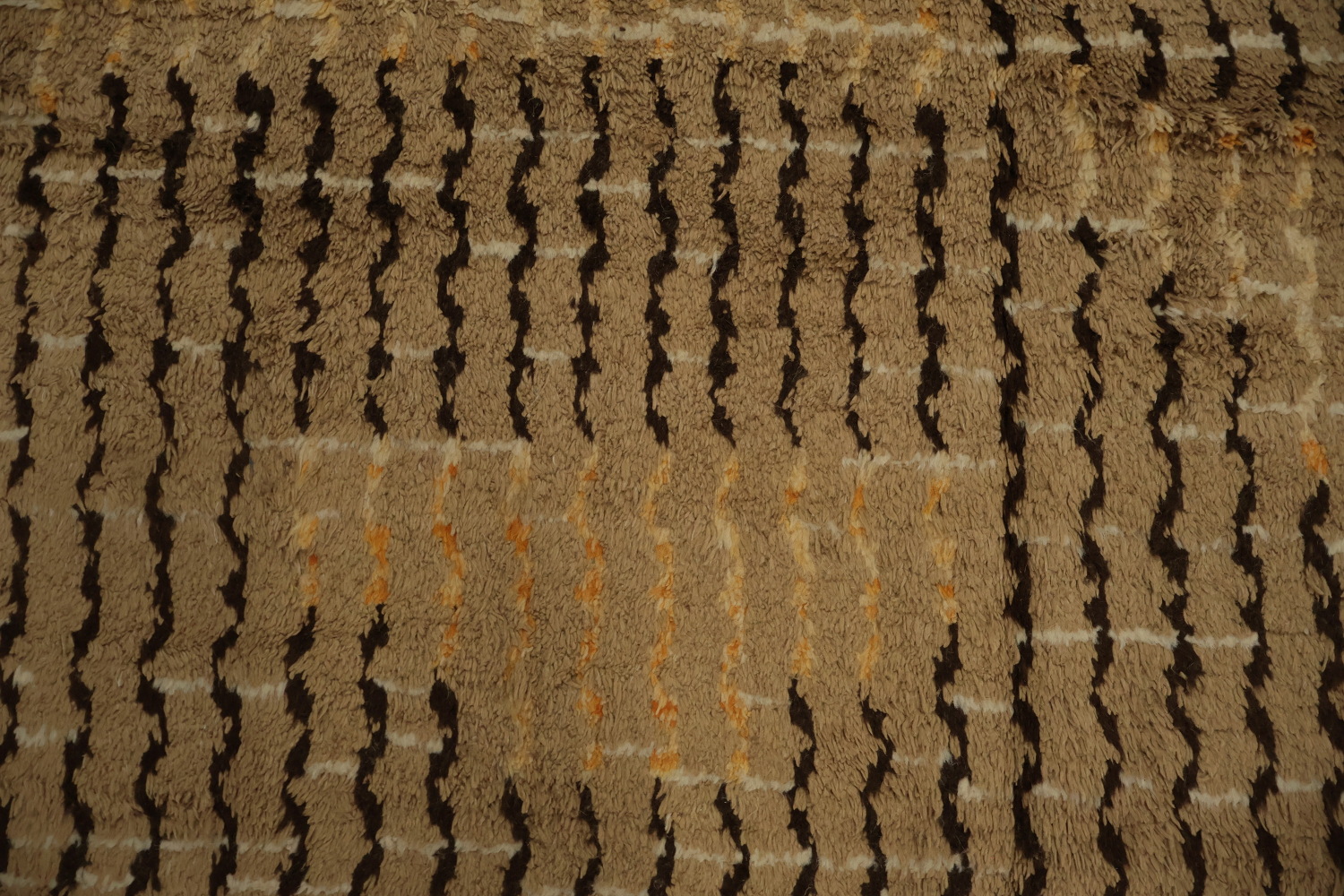 Chic Transitional Moroccan Area Rug 8x13 with Unique Artistic Patterns
