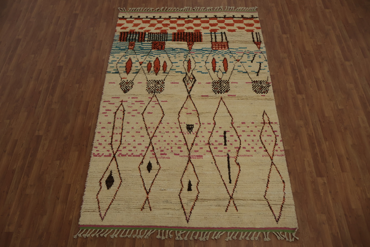 Artistic Comfort Geometric Plush Moroccan Area Rug 6x10