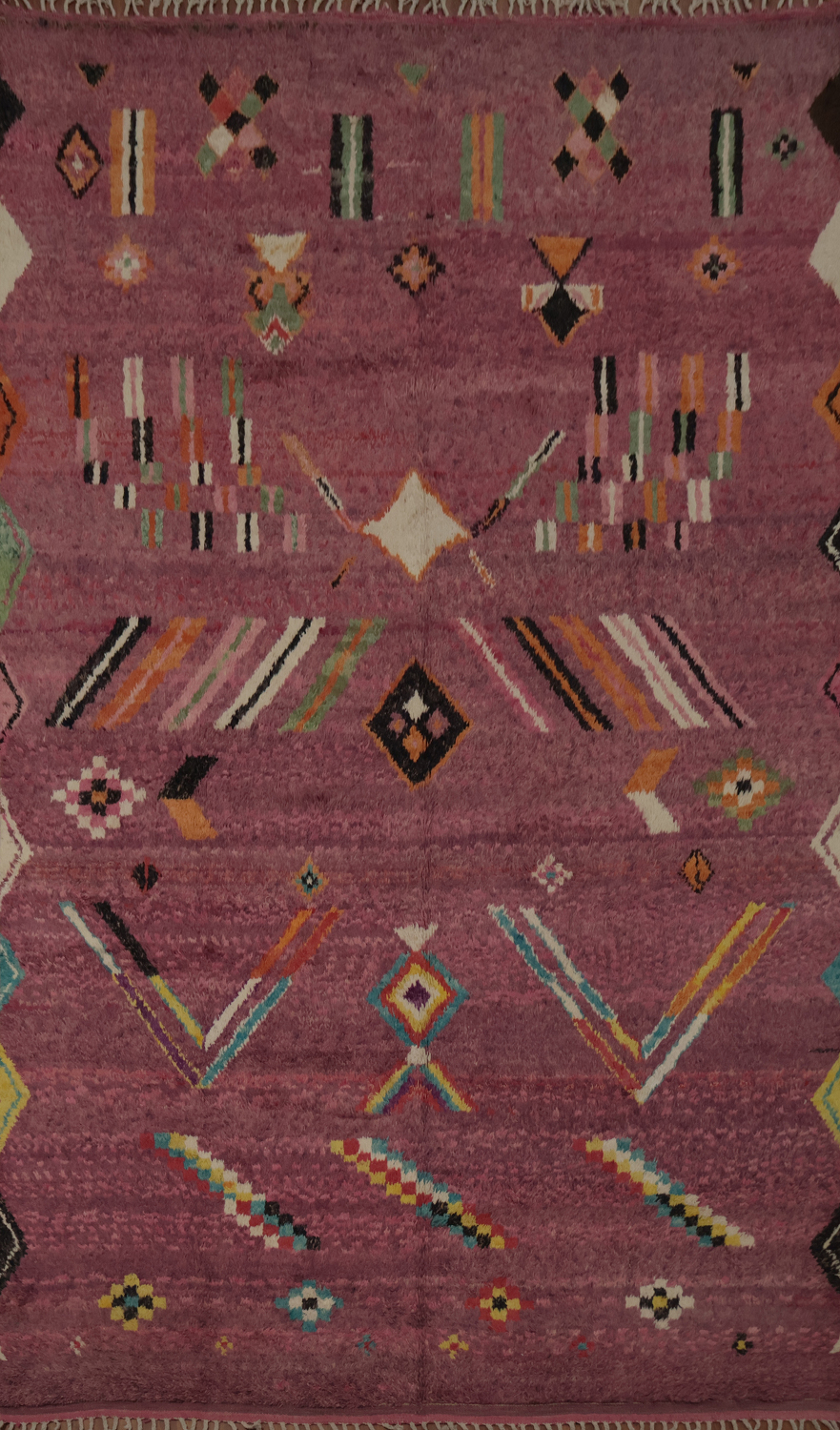 Geometric Moroccan Handmade Large Rug 10x15
