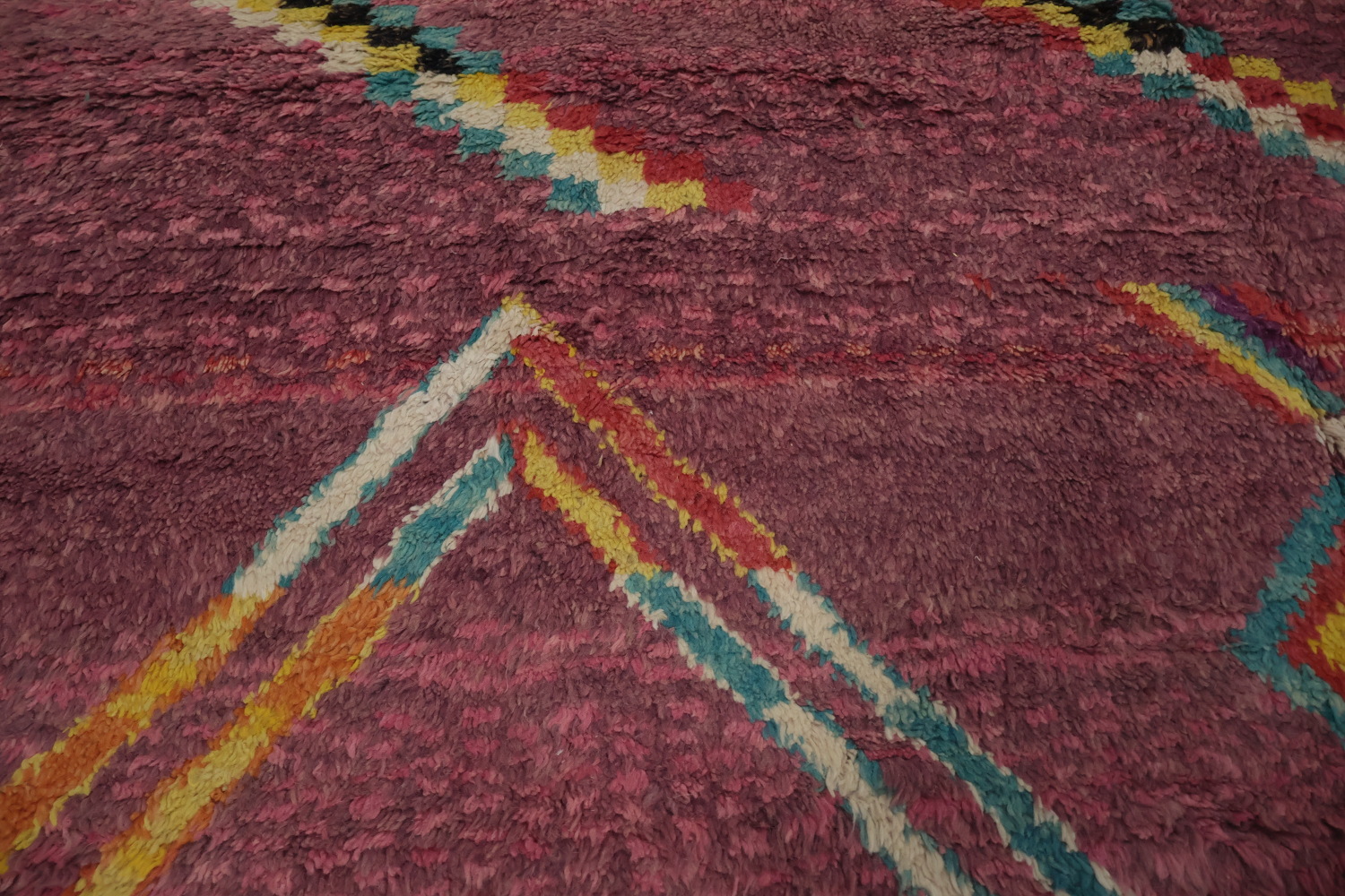 Geometric Moroccan Handmade Large Rug 10x15