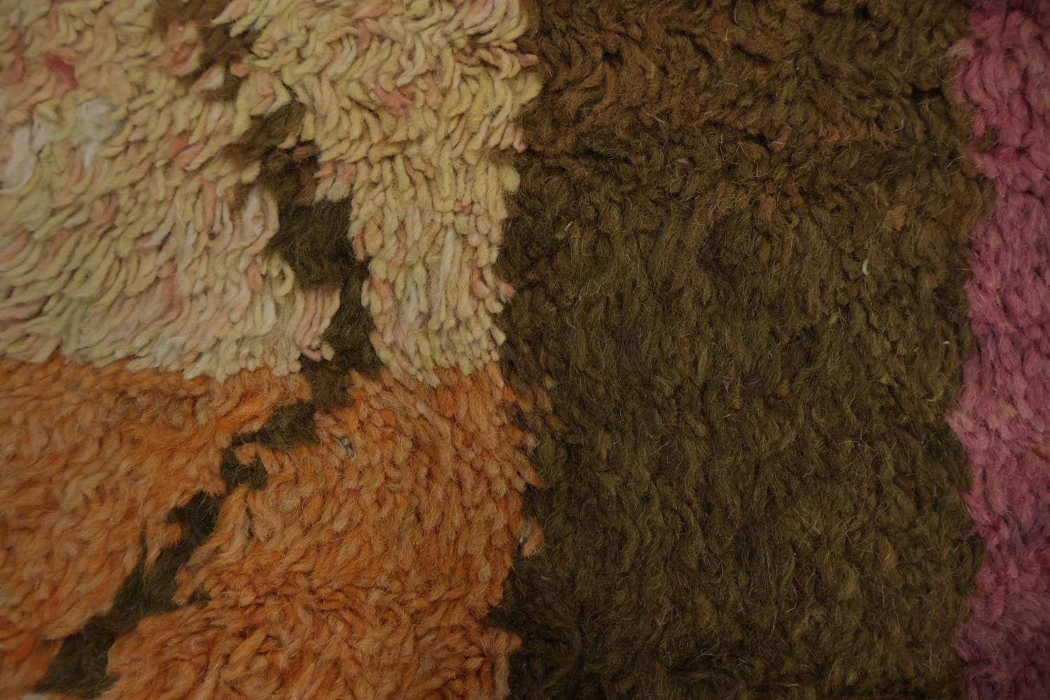 Unique Moroccan Area Rug 6x10 with Mixed Patterns and Colors