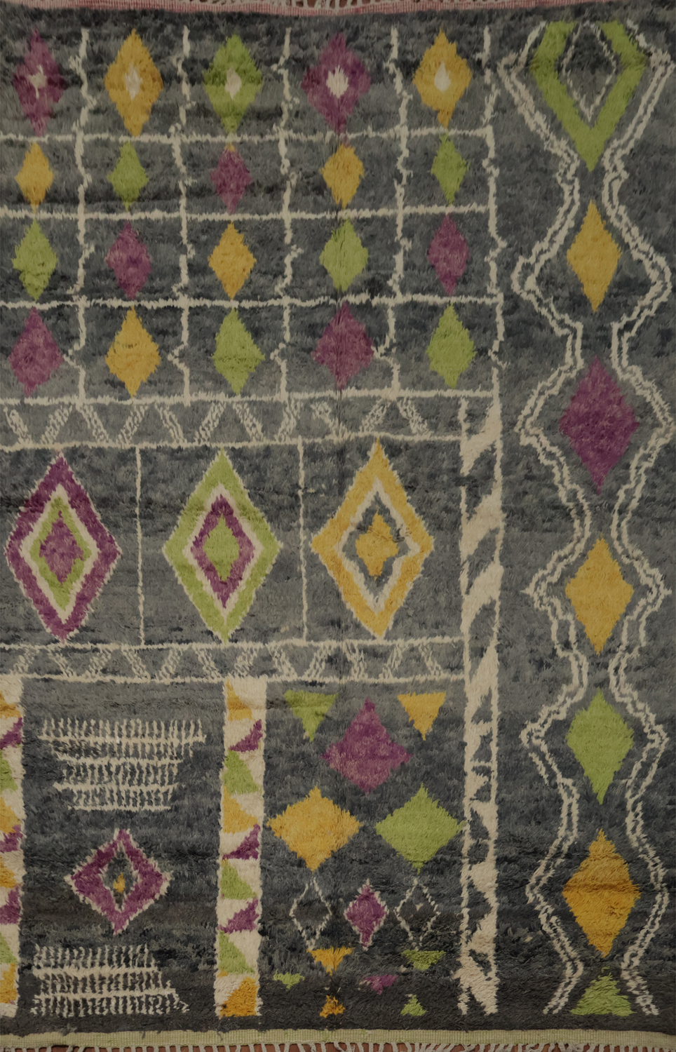 Geometric Plush Moroccan Oriental Area Rug 7x10