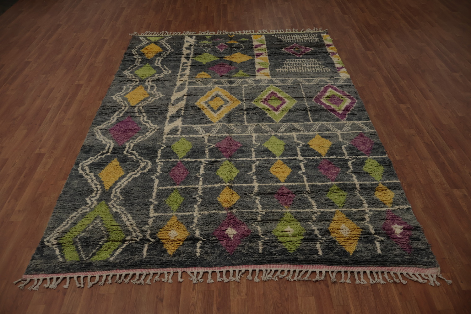 Geometric Plush Moroccan Oriental Area Rug 7x10