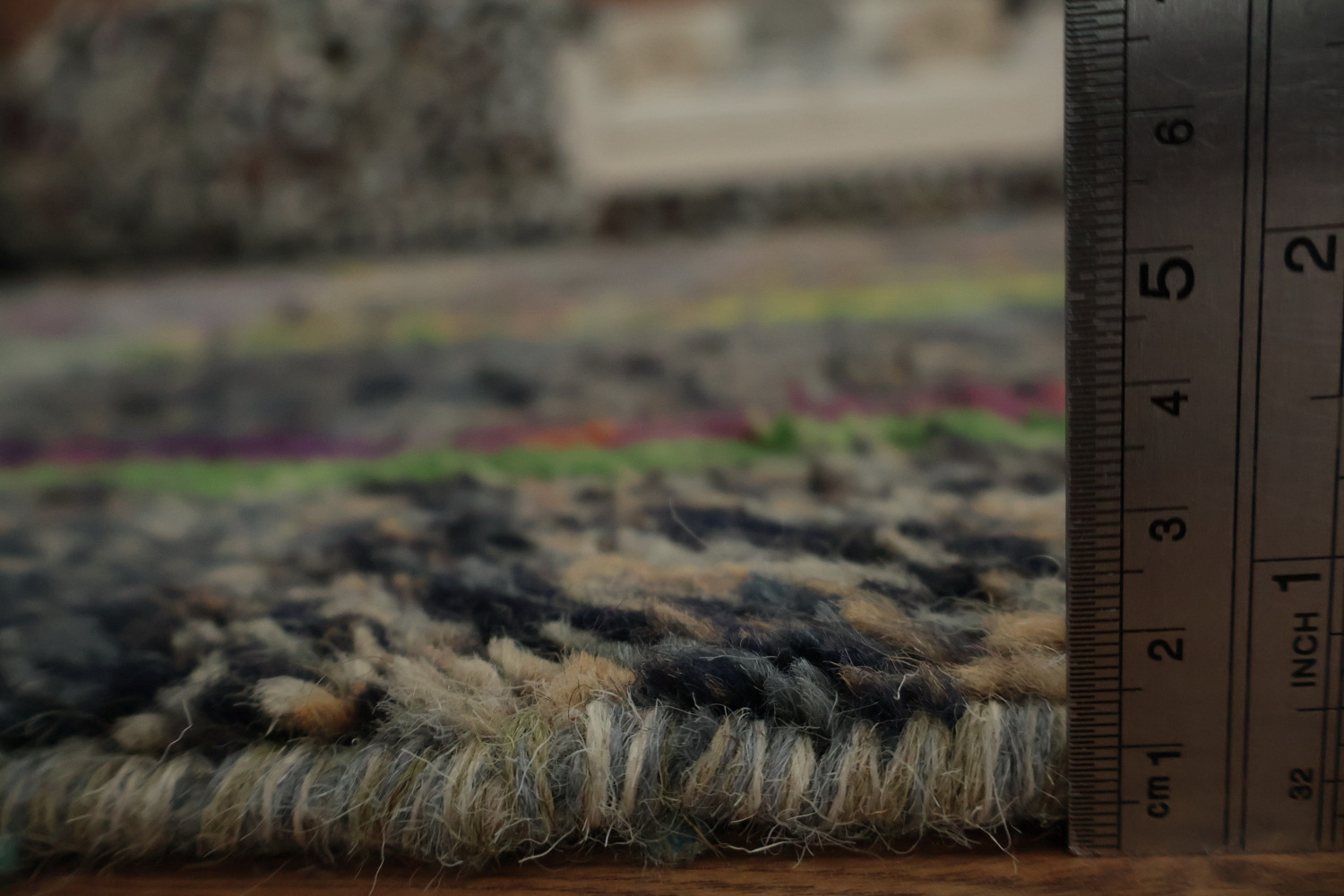 Colorful Linear Moroccan Area Rug 7x10 Perfect for Stylish Rooms
