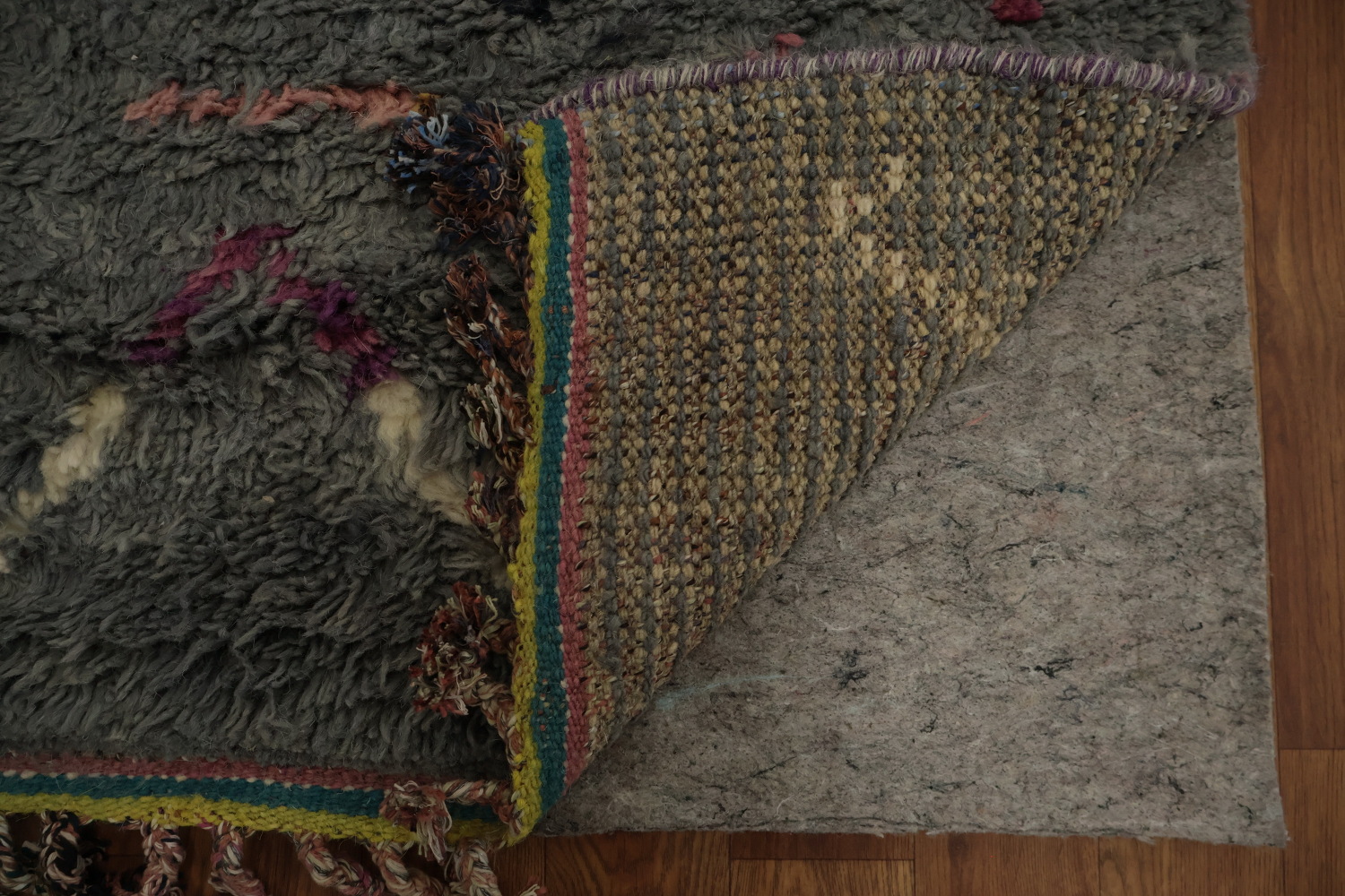 Artisan Plush Moroccan Area Rug 6x9 with Exotic Diamond Designs