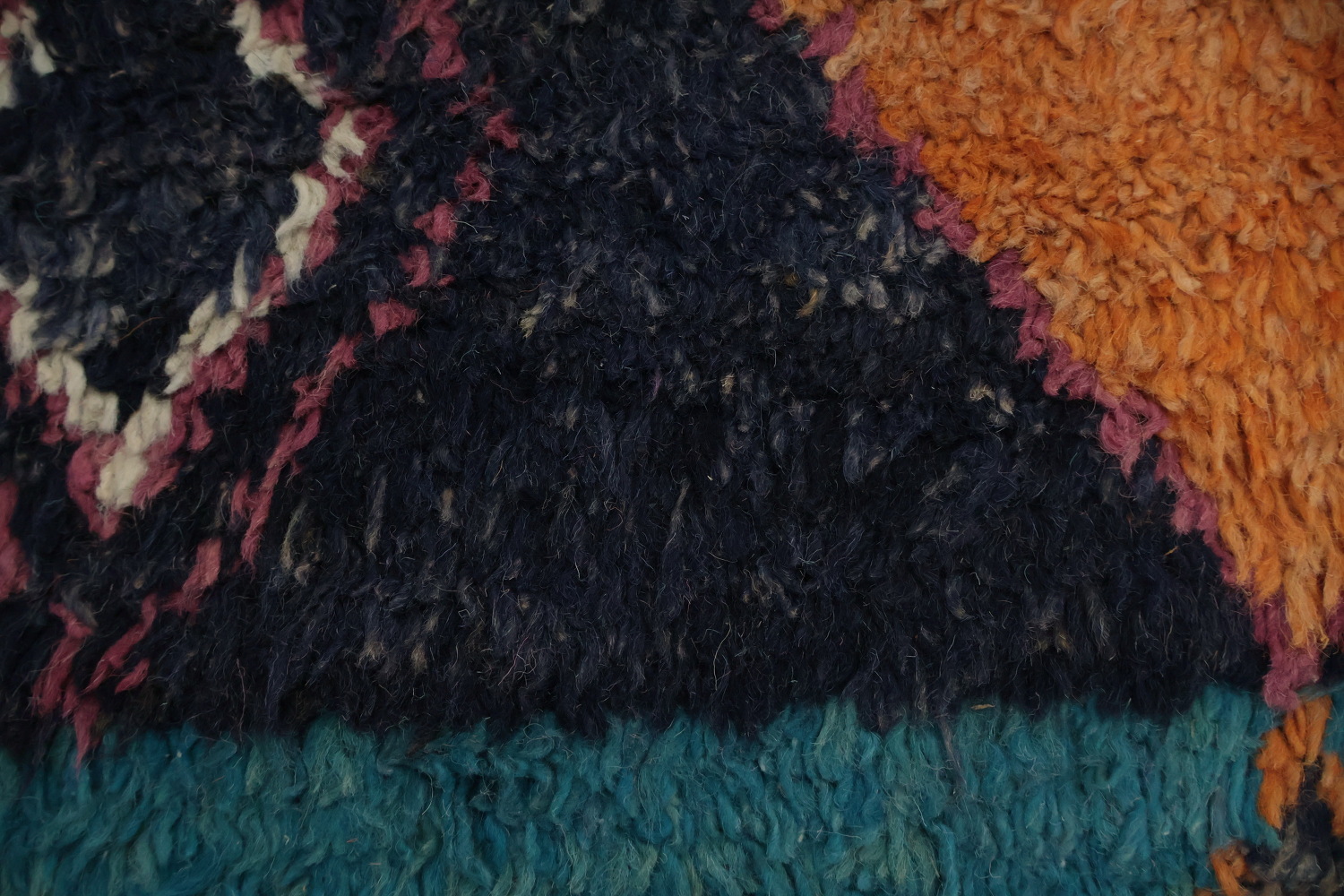 Geometric Plush Moroccan Wool Area Rug 8x10