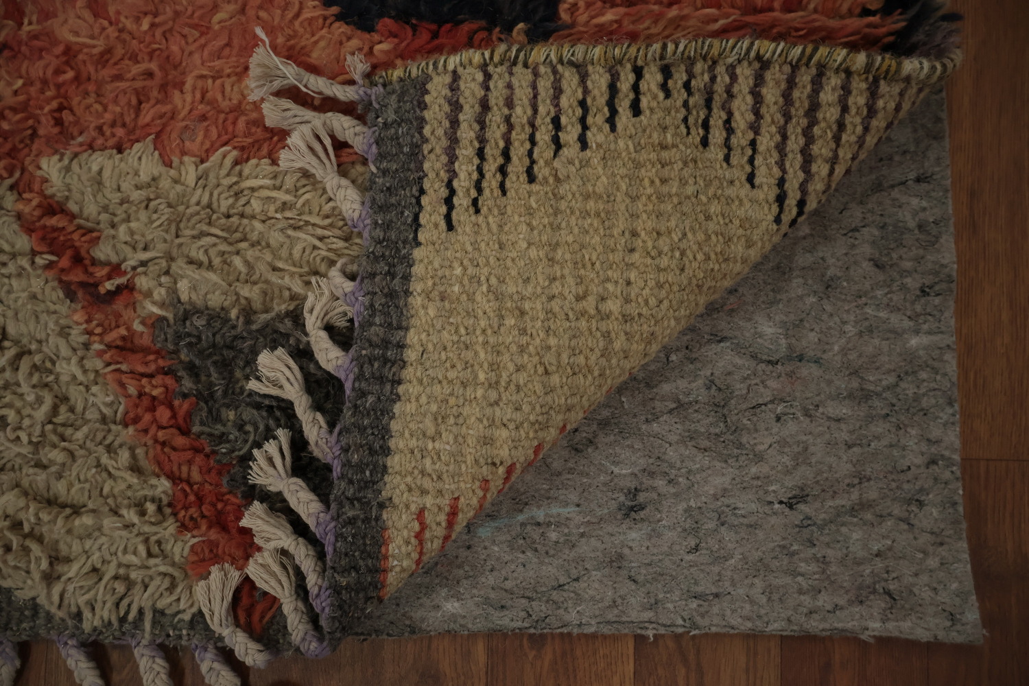 Colorful Plush Moroccan Abstract Area Rug 6x10
