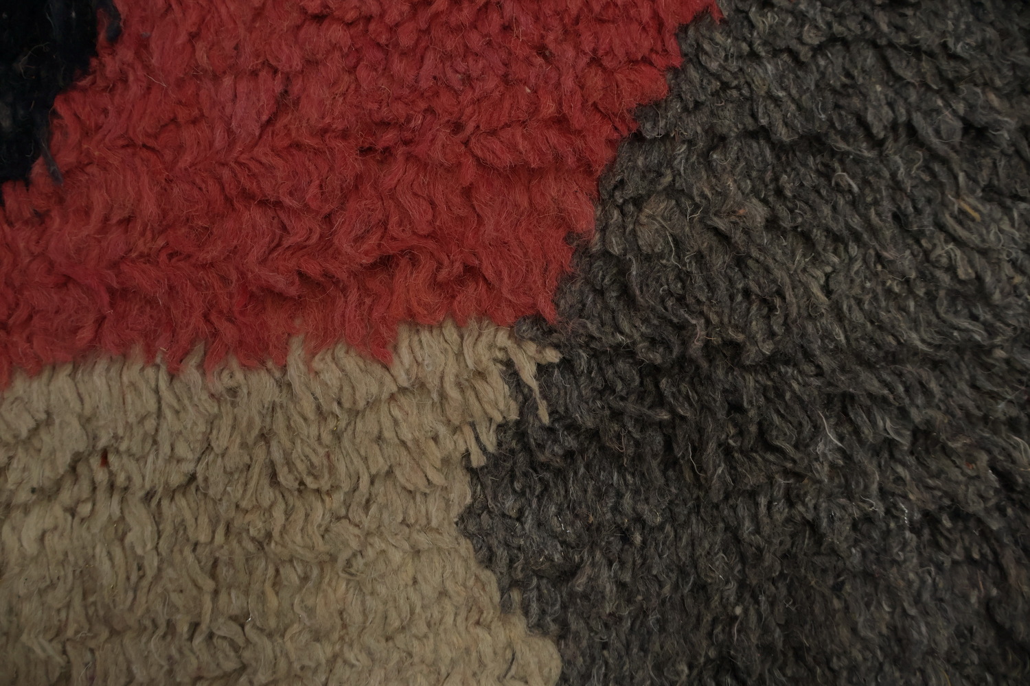 Colorful Plush Moroccan Abstract Area Rug 6x10