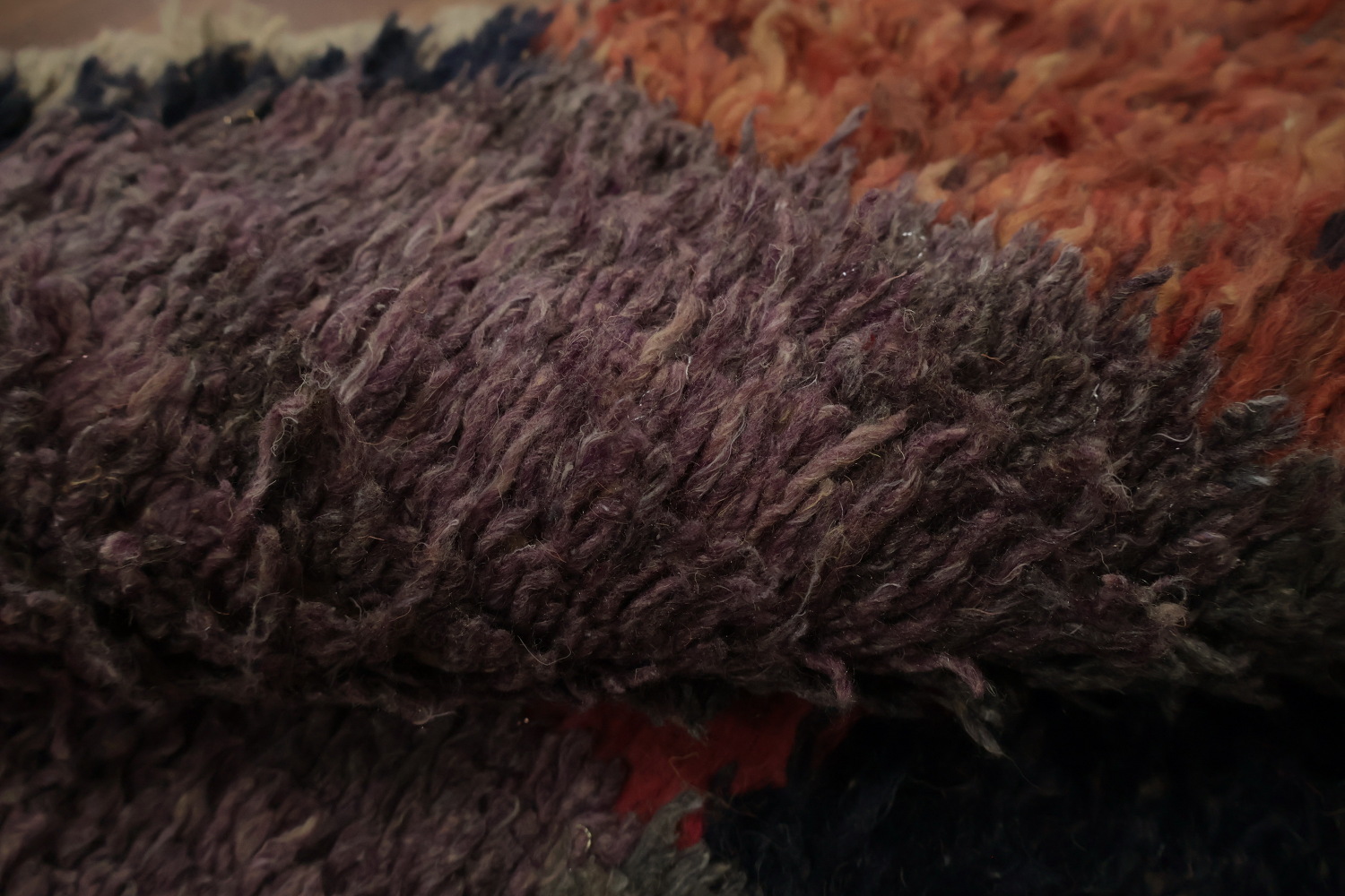 Colorful Plush Moroccan Abstract Area Rug 6x10