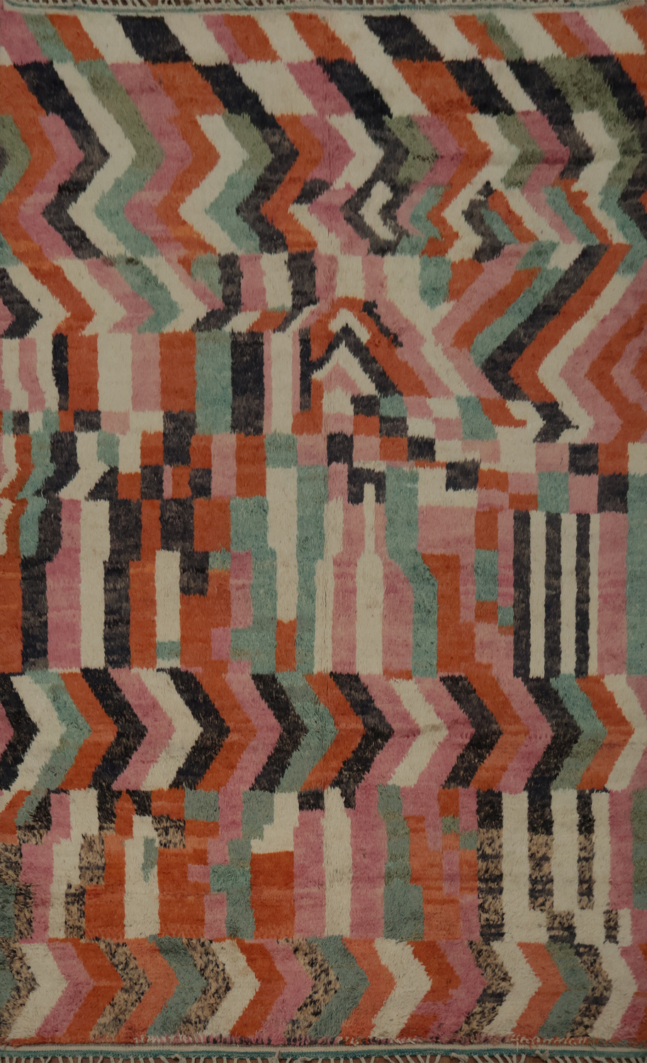 Multicolor Plush Moroccan Oriental Area Rug 8x11