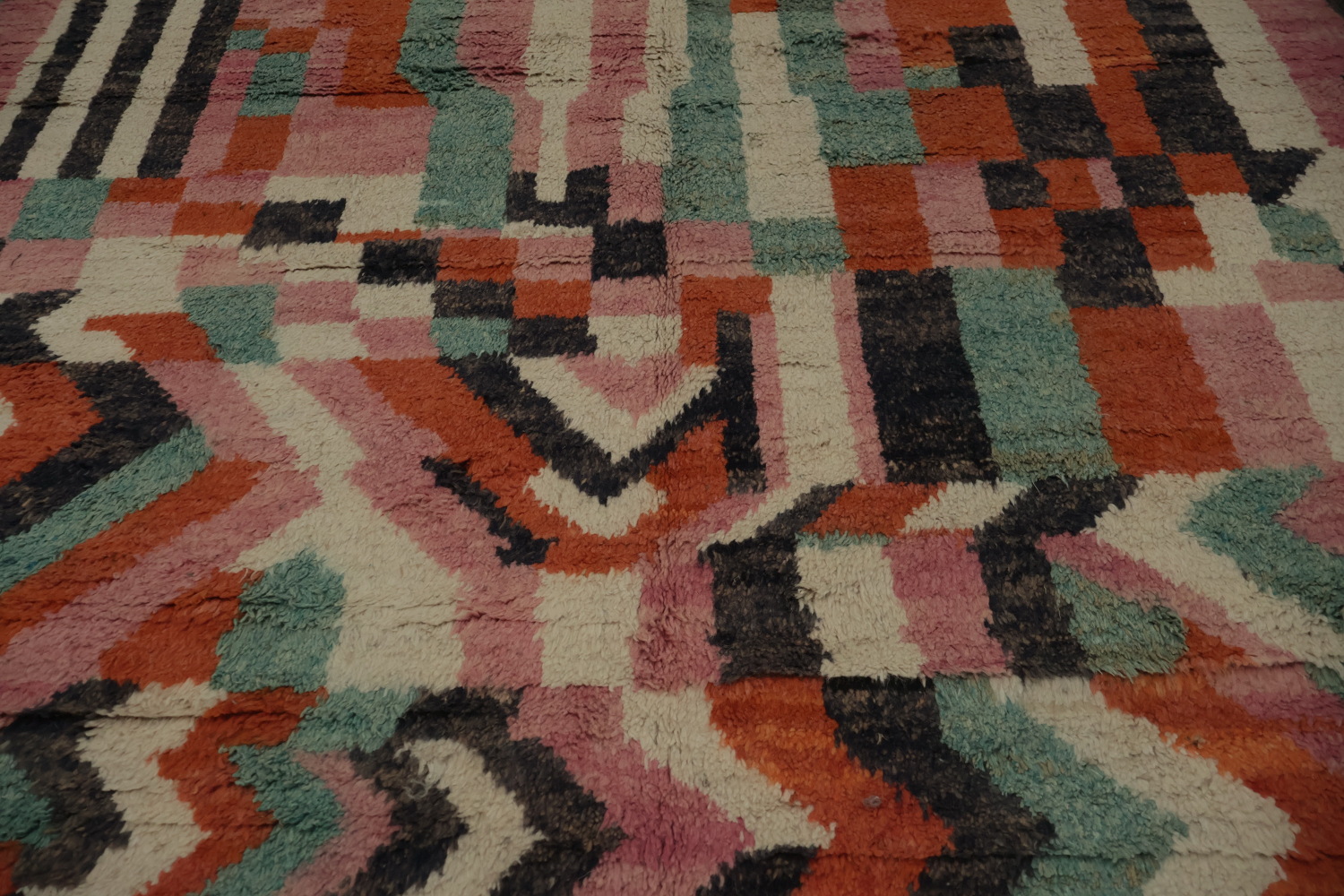 Multicolor Plush Moroccan Oriental Area Rug 8x11