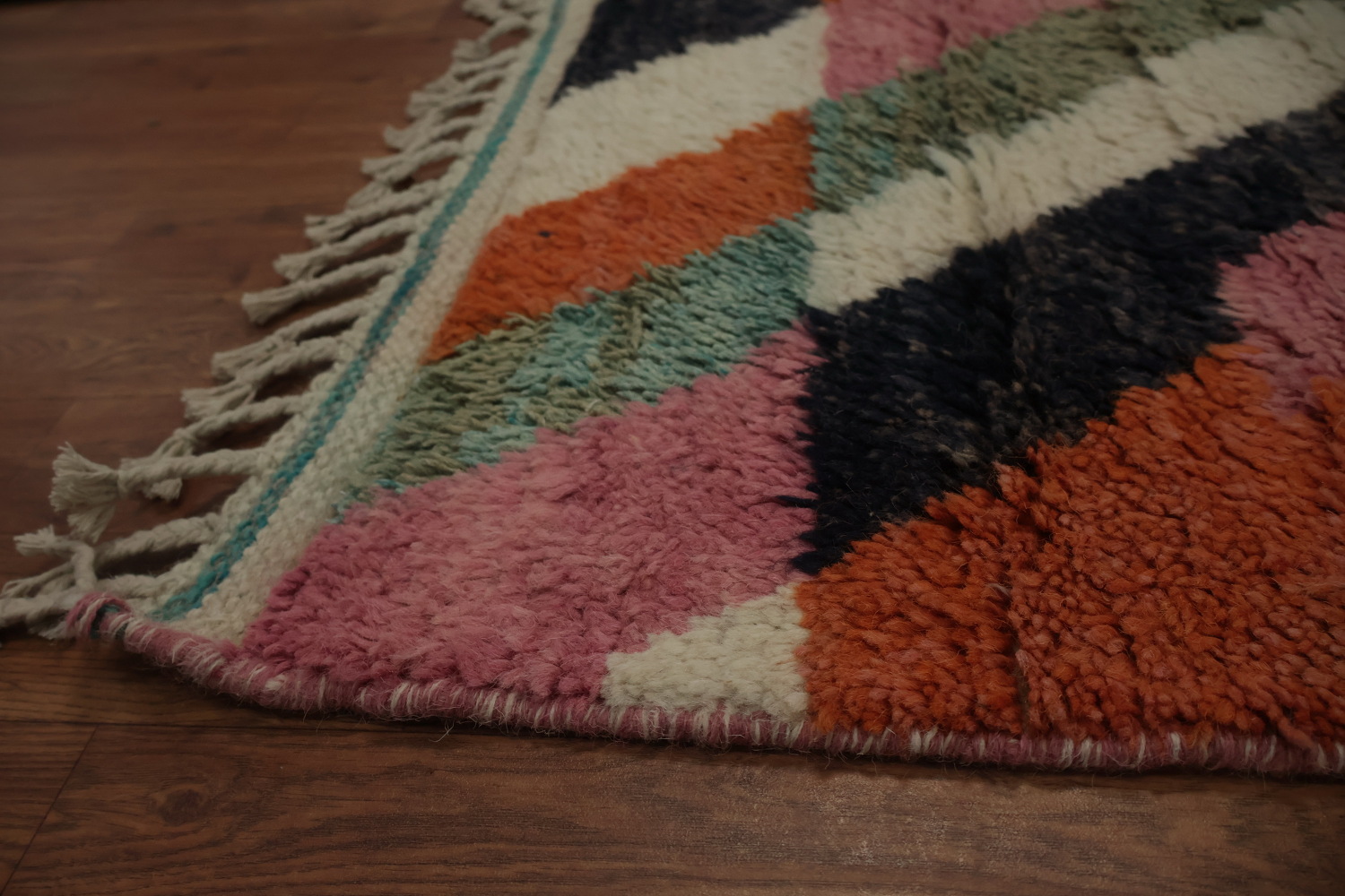 Multicolor Plush Moroccan Oriental Area Rug 8x11