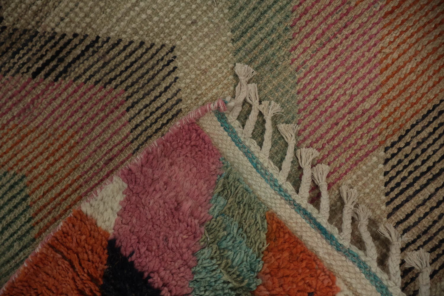 Multicolor Plush Moroccan Oriental Area Rug 8x11