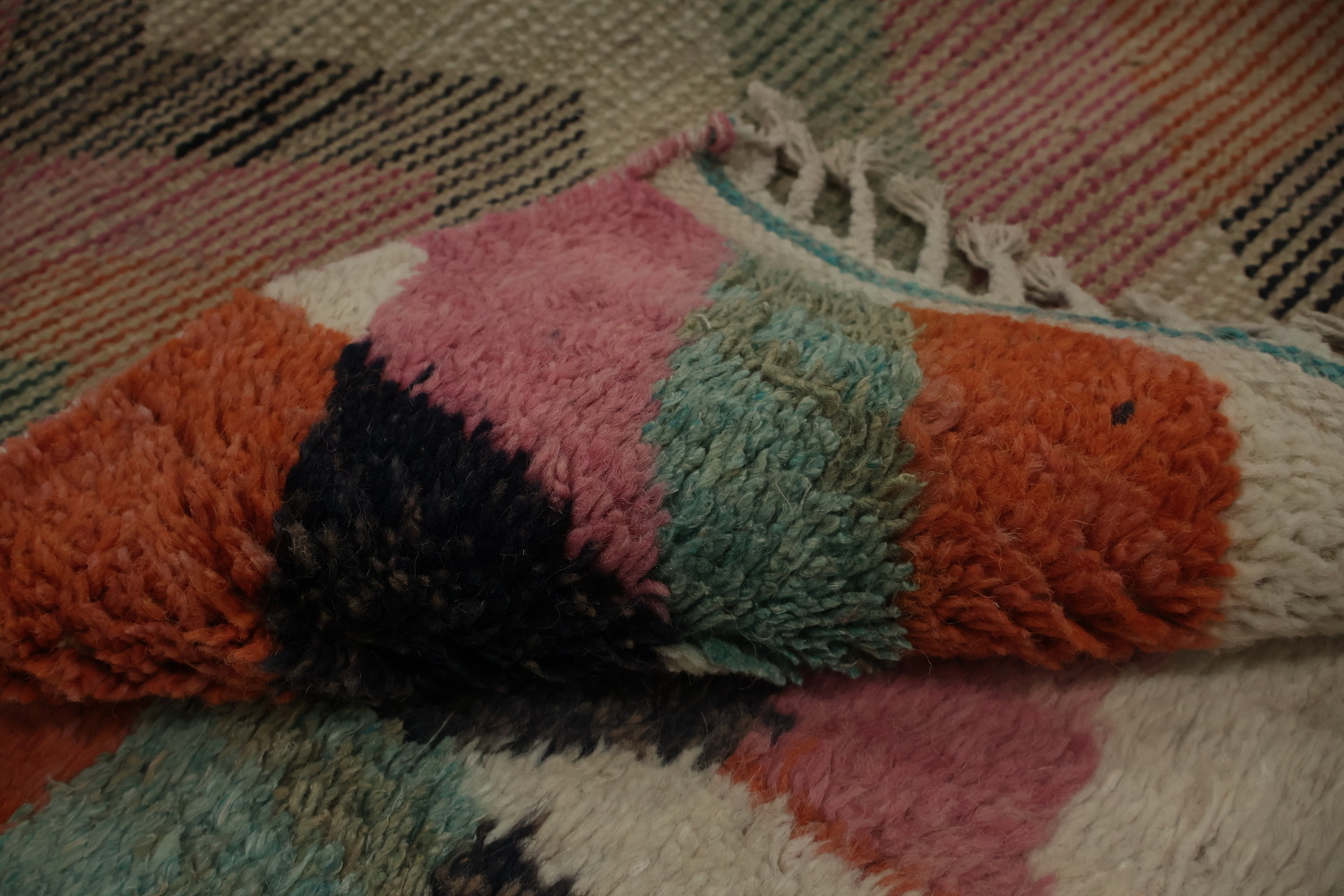 Multicolor Plush Moroccan Oriental Area Rug 8x11