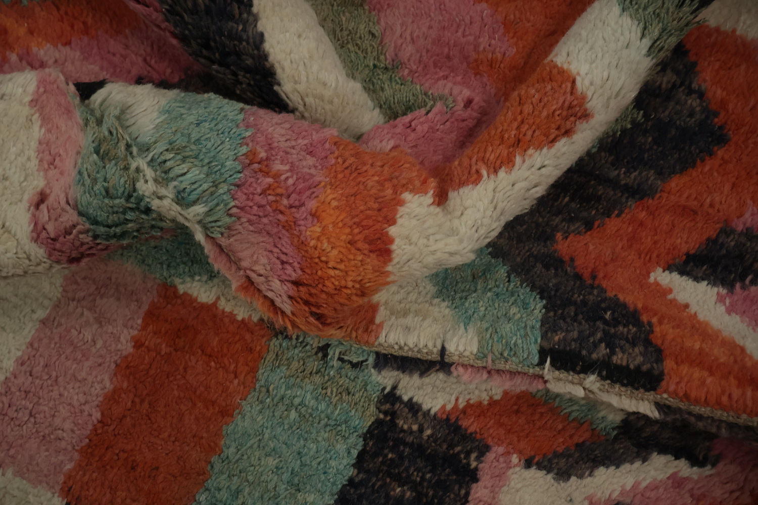 Multicolor Plush Moroccan Oriental Area Rug 8x11