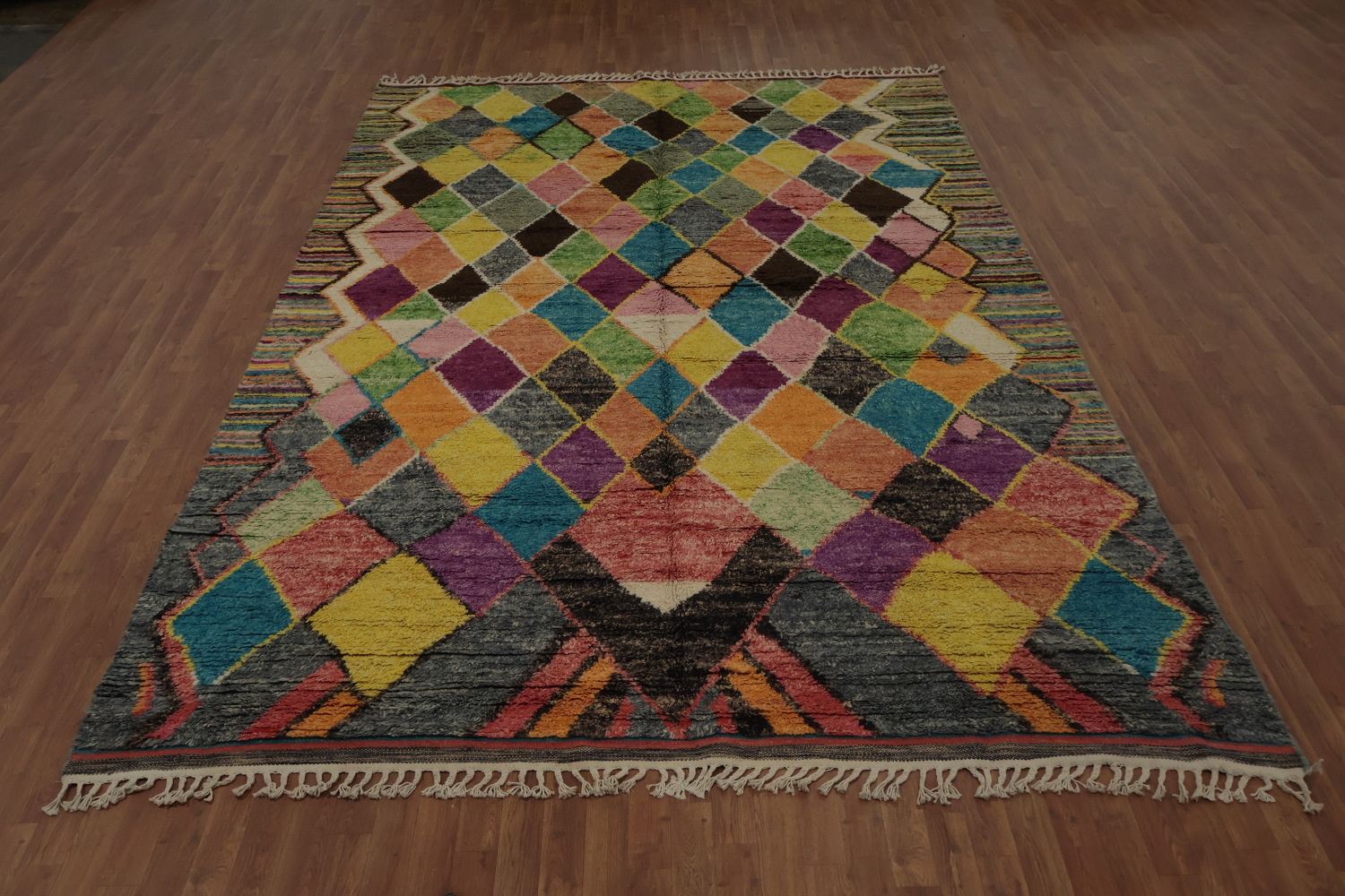 Colorful Trellis Plush Moroccan Oriental Area Rug 8x13