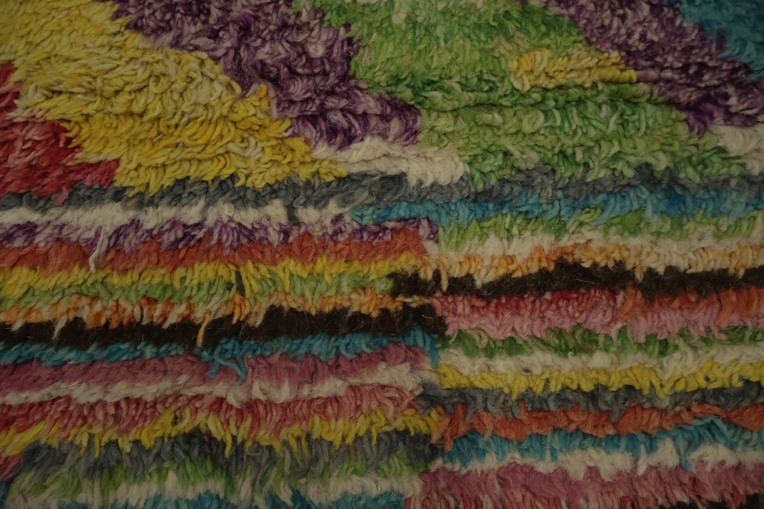 Colorful Moroccan Oriental Large Rug 9x14