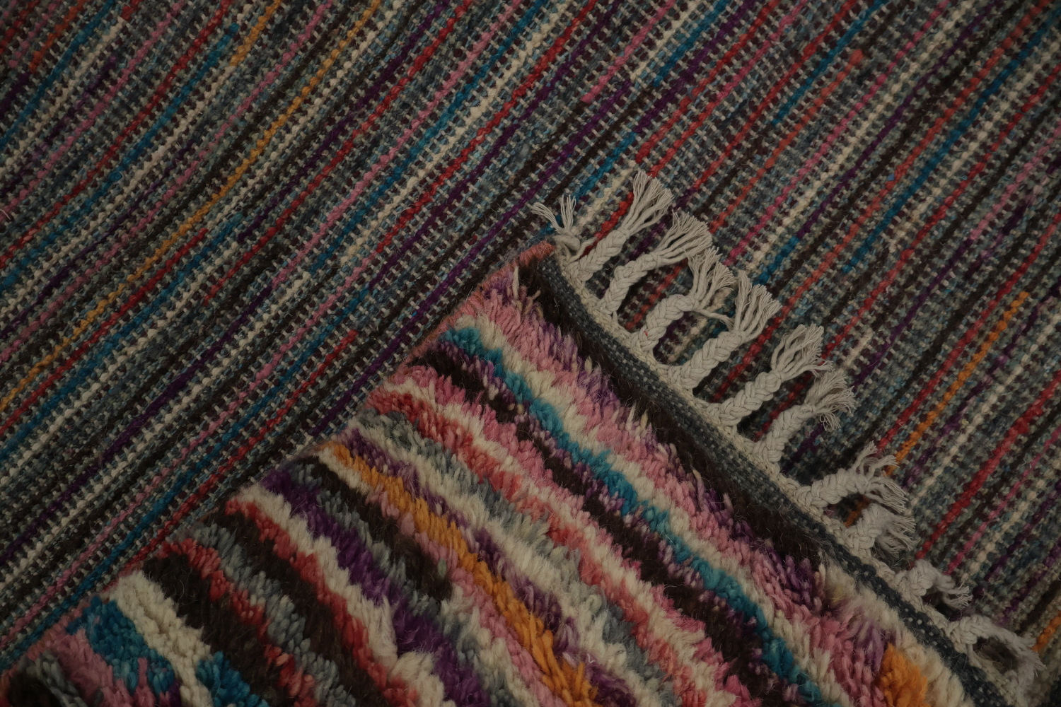 Colorful Moroccan Oriental Large Rug 9x14