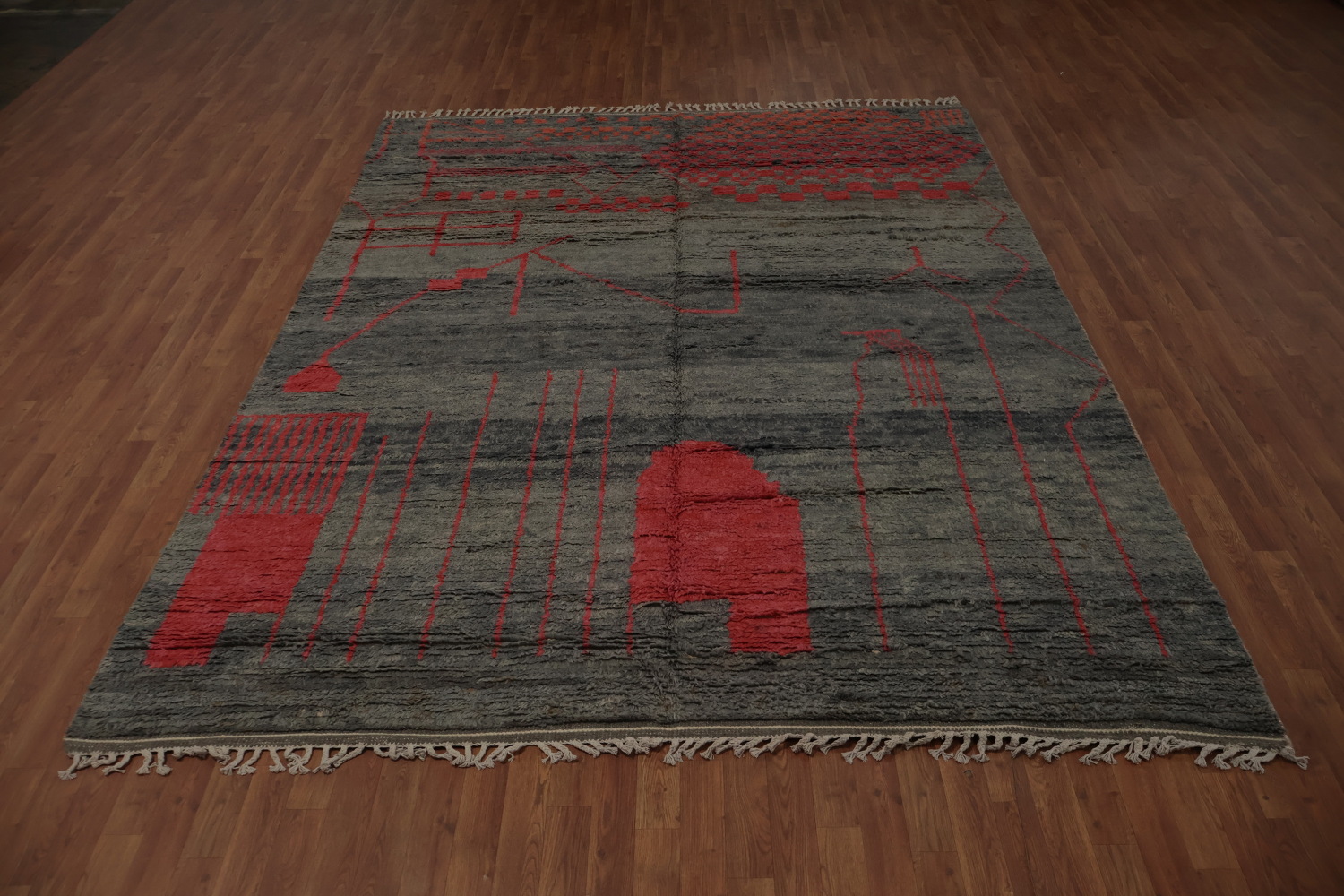 Handmade Wool Moroccan Oriental Area Rug 8x11