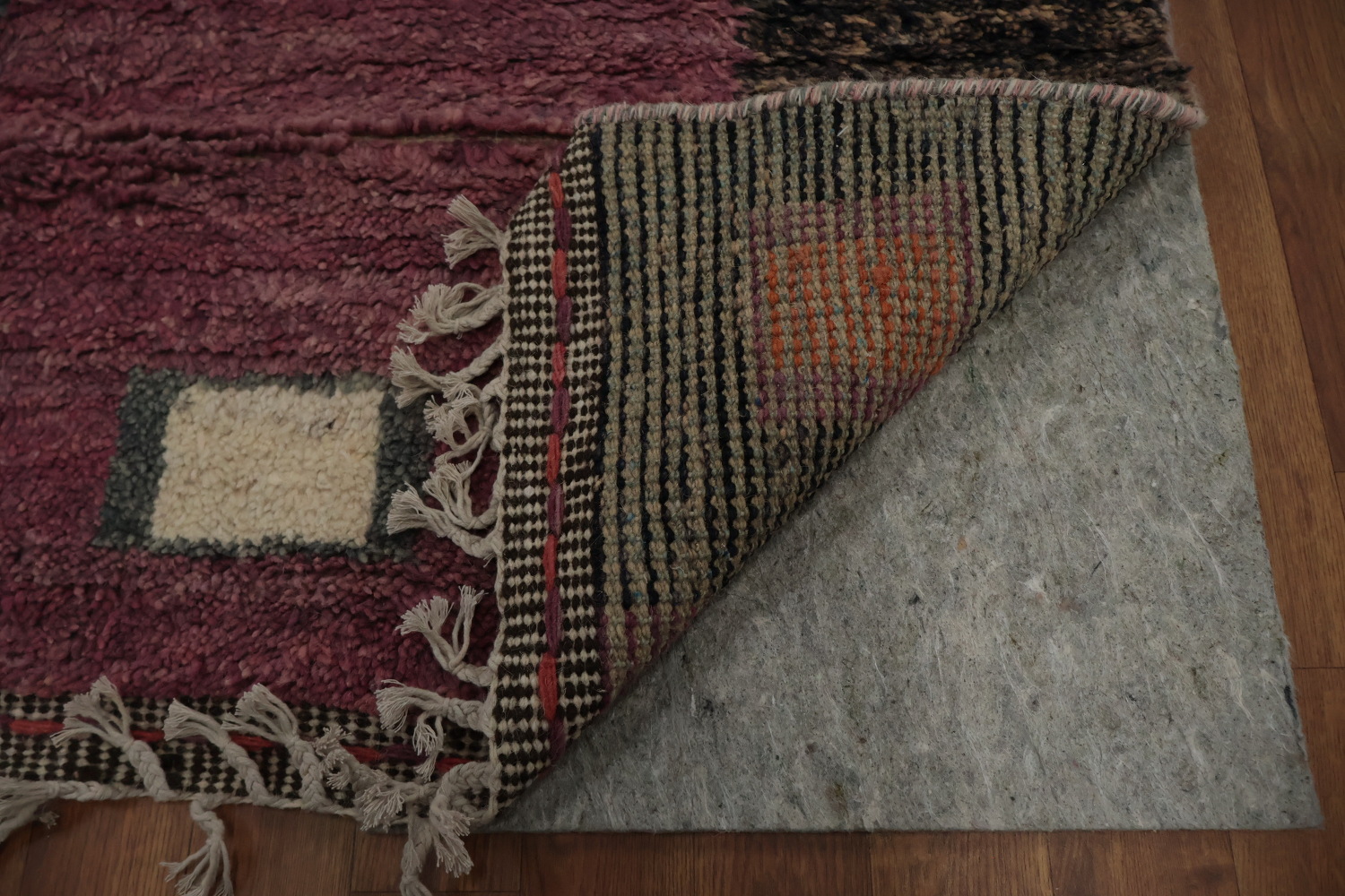 Dynamic Color Block Moroccan Area Rug 9x12 for a Stylish Home Accent