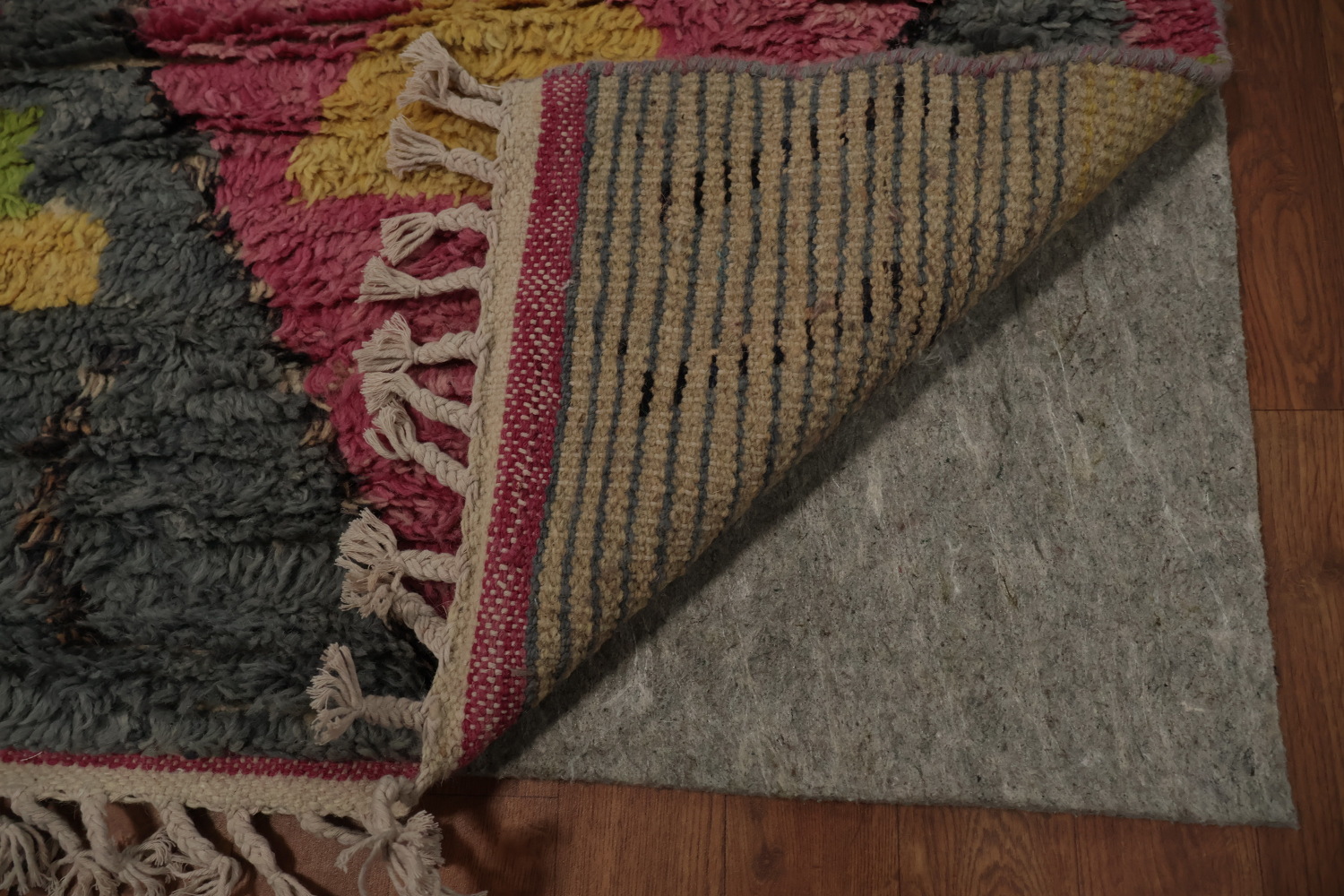 Geometric Vibrant Colors Modern Plush Moroccan Area Rug 8x11
