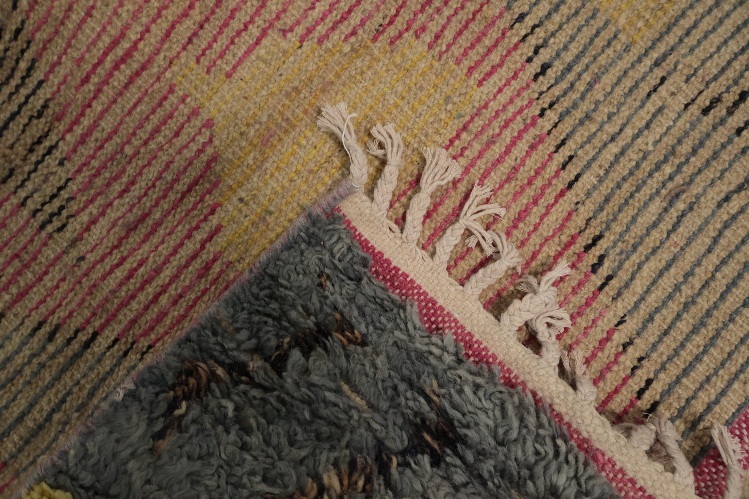 Geometric Vibrant Colors Modern Plush Moroccan Area Rug 8x11