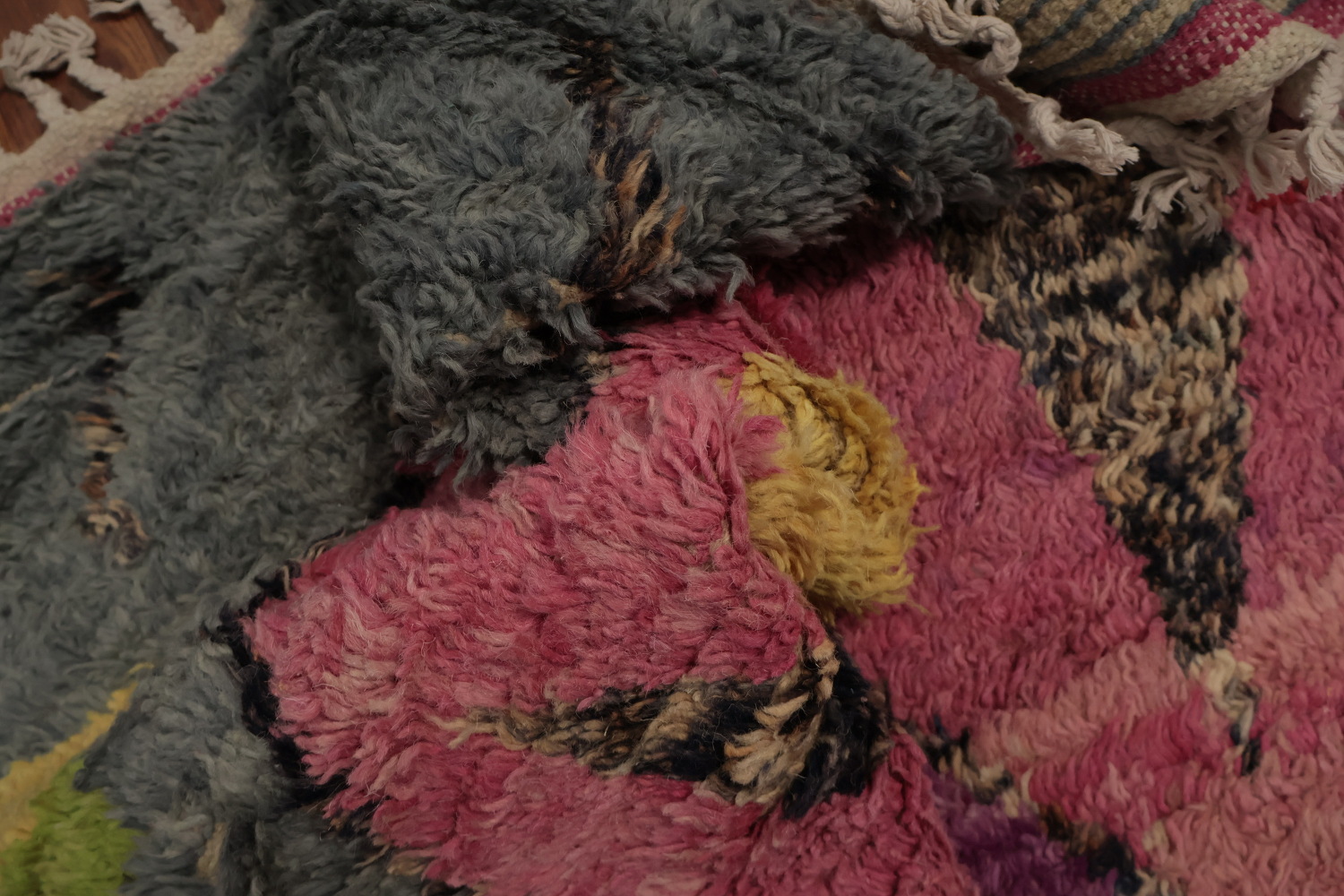 Geometric Vibrant Colors Modern Plush Moroccan Area Rug 8x11