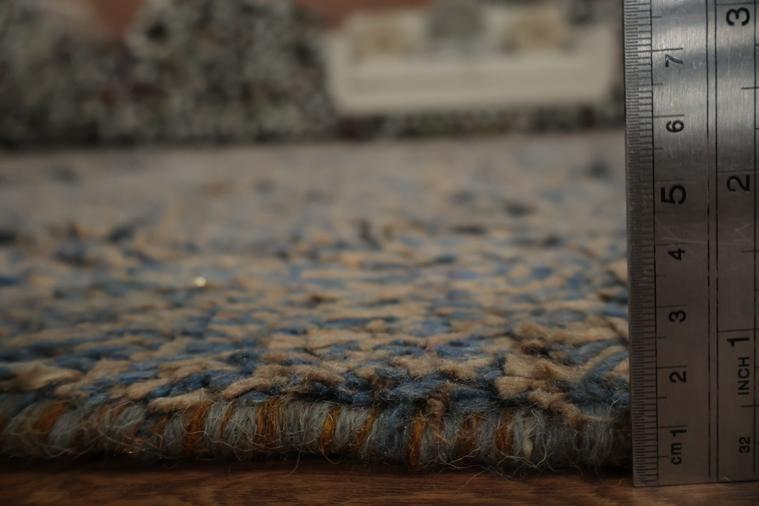 Handcrafted Moroccan Area Rug 7x11 with Bold Geometric Patterns