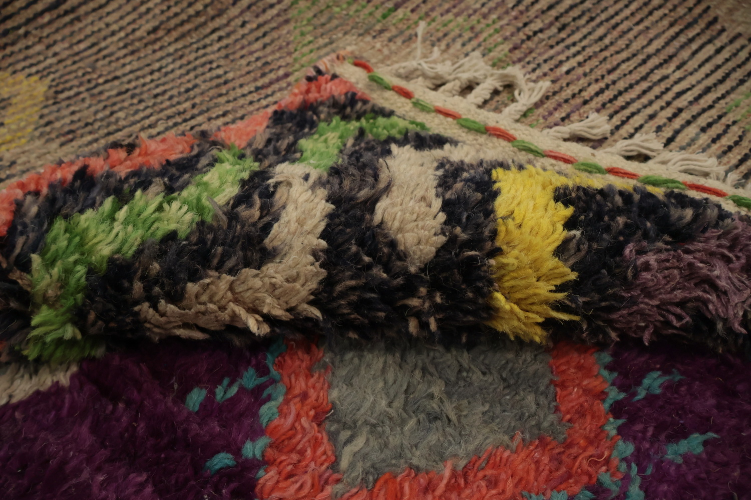 Eclectic Plush Moroccan Area Rug 9x13 for a Dynamic Room Vibe