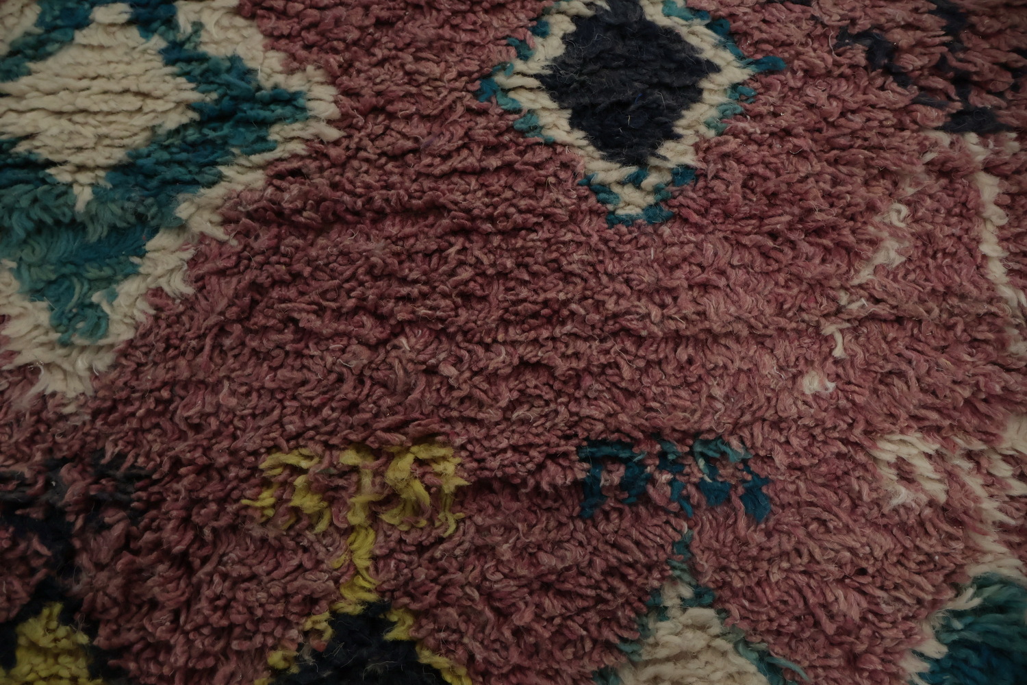Pink Moroccan Oriental Area Rug 7x11