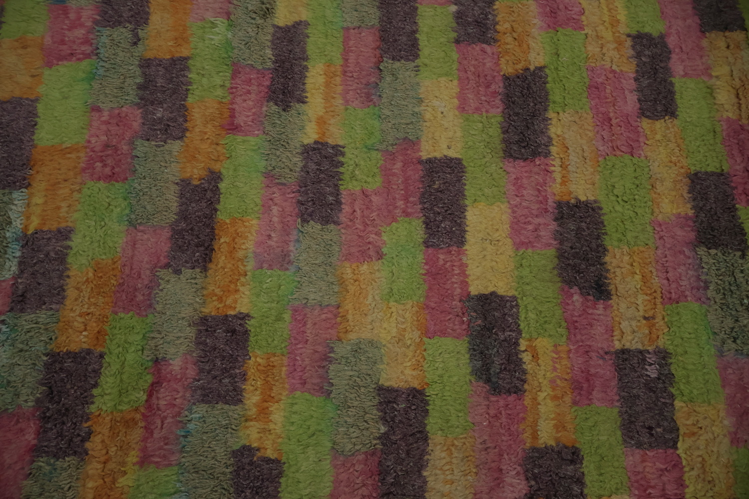 Geometric Blocks Moroccan Area Rug 7x10 for a Contemporary Look