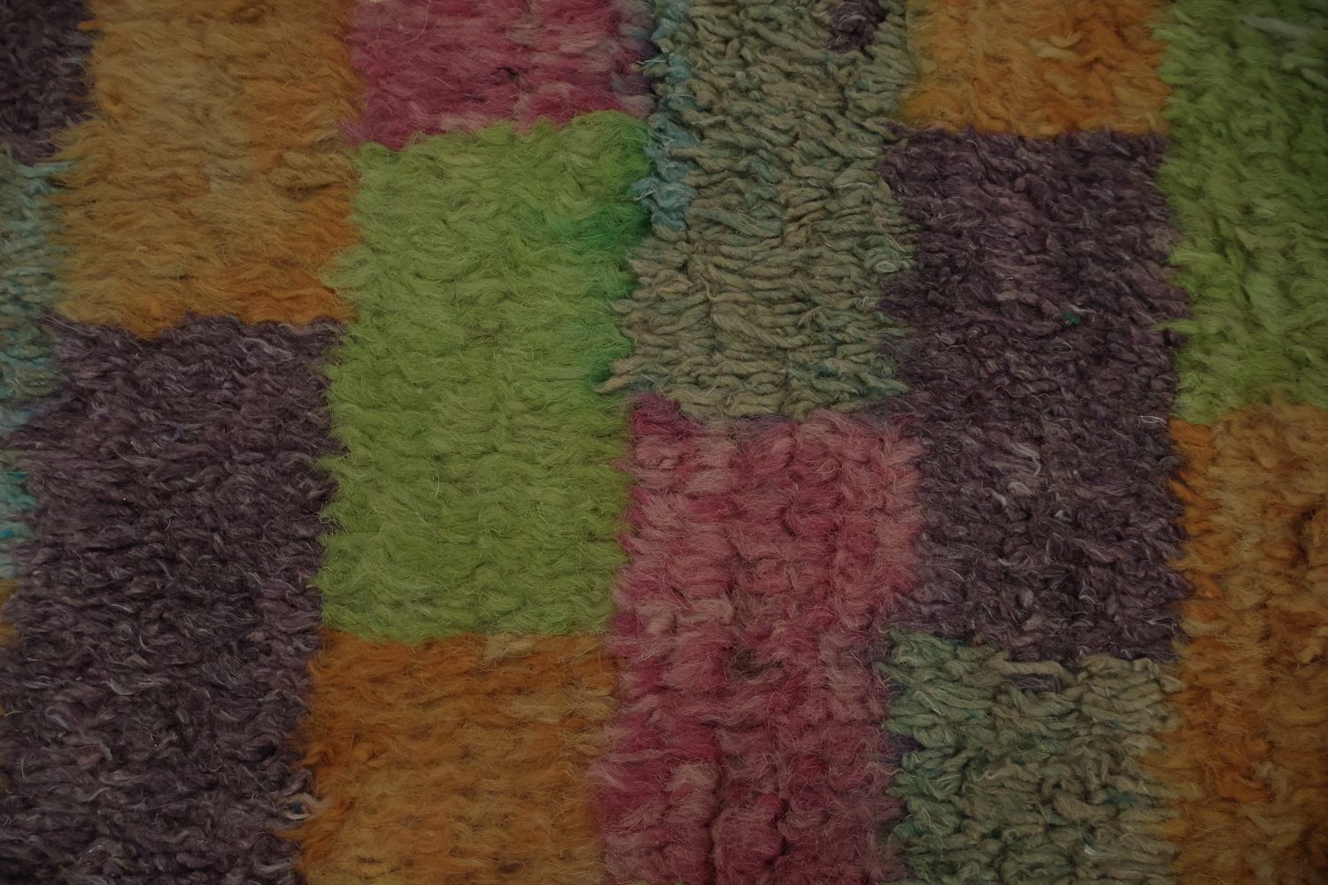 Geometric Blocks Moroccan Area Rug 7x10 for a Contemporary Look
