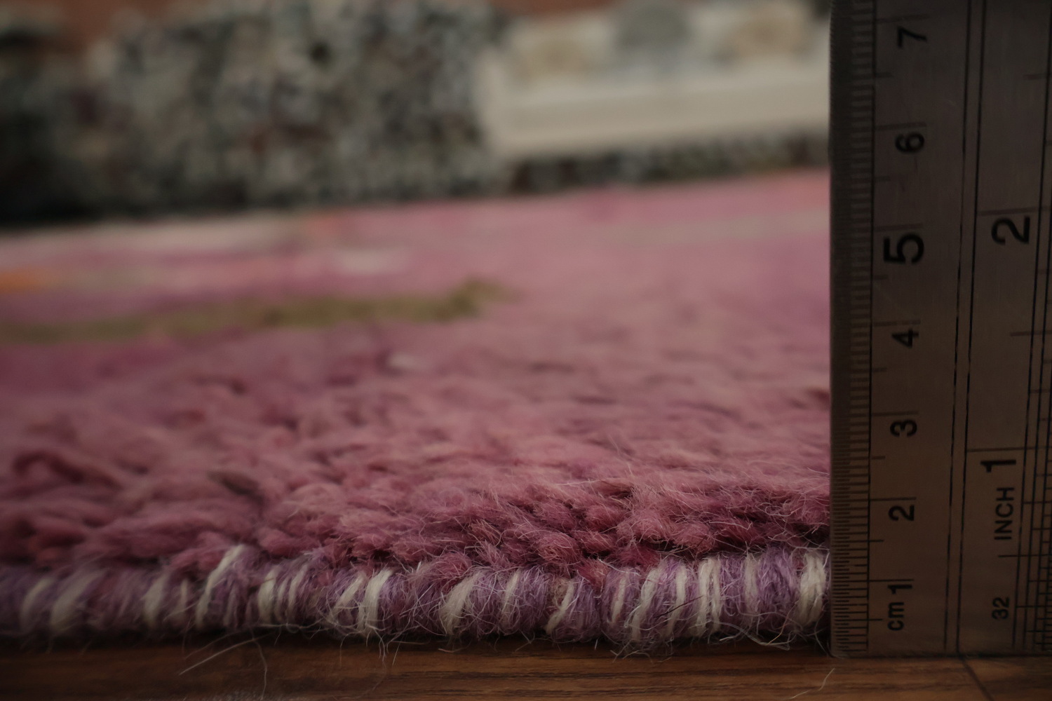 Vibrant Patterns in Artistic Plush Moroccan Area Rug 6x10