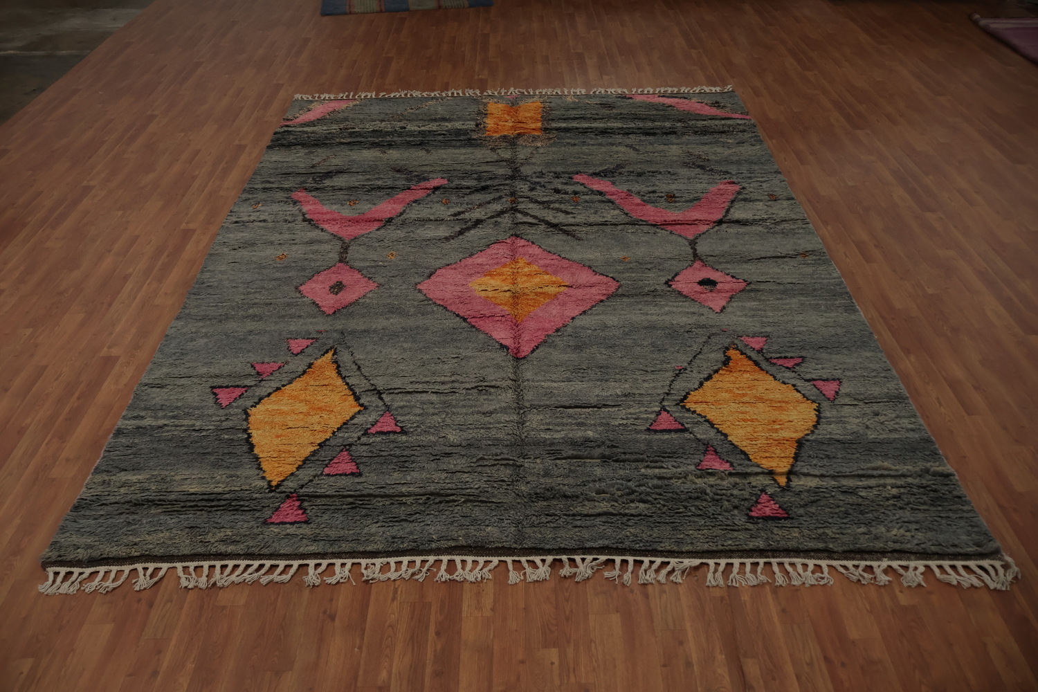 Sophisticated Geometric Moroccan Area Rug 9x12 with Artistic Flair
