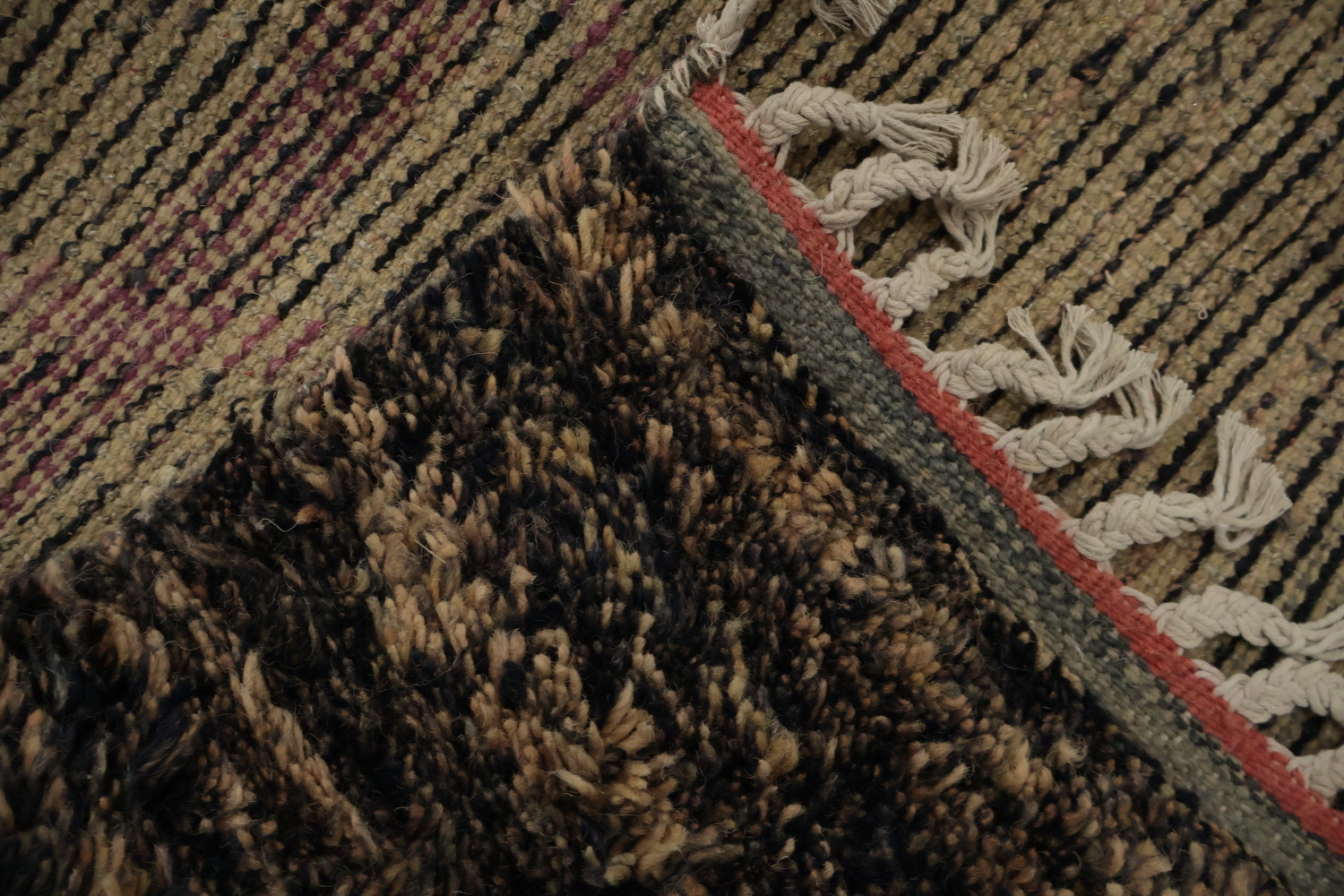 Rustic Plush Moroccan Large Area Rug 9x12 Perfect for Cozy Living Spaces