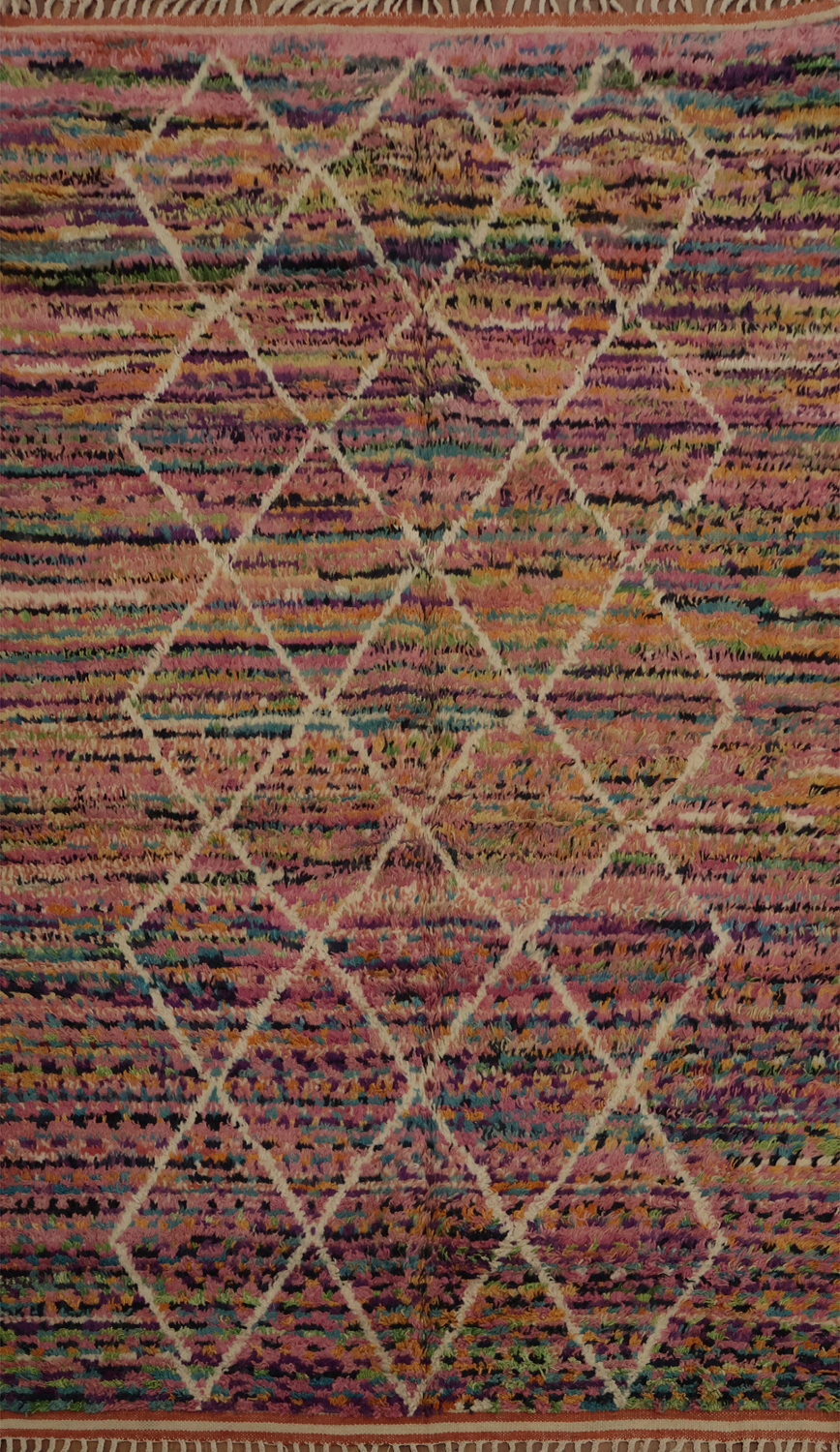 Trellis Plush Moroccan Oriental Area Rug 6x10