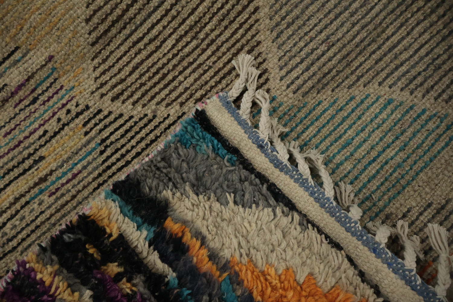 Colorful Plush Moroccan Oriental Area Rug 7x11
