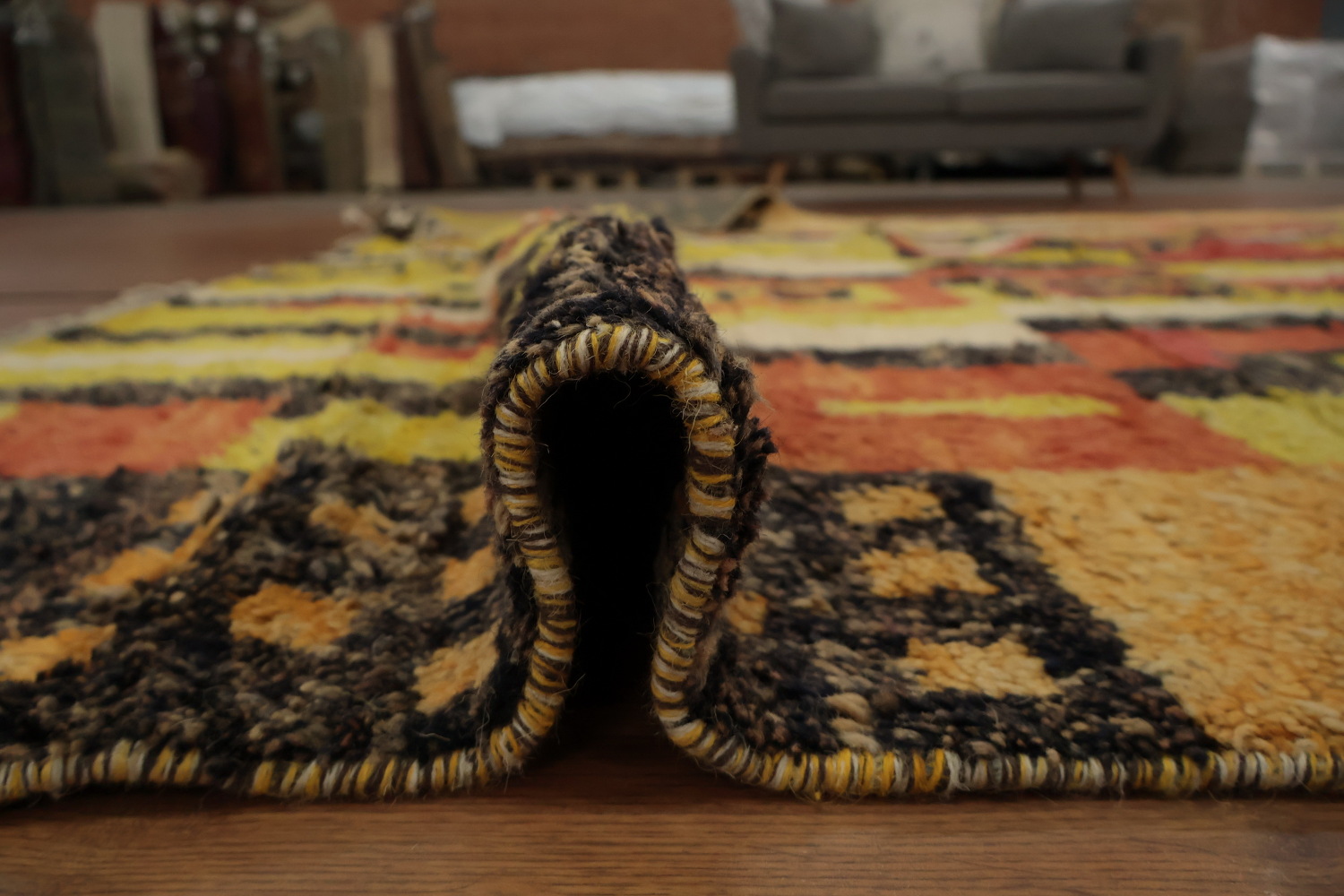 Handmade Plush Moroccan Oriental Area Rug 9x13