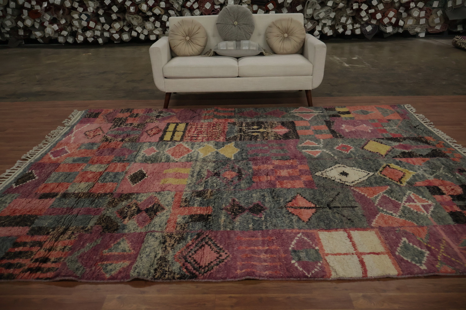 Eclectic Plush Moroccan Area Rug 8x10 to Elevate Your Home's Style