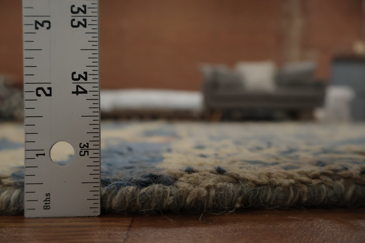 Plush Moroccan Area Rug 7x10 Featuring Unique Pattern Blend Design