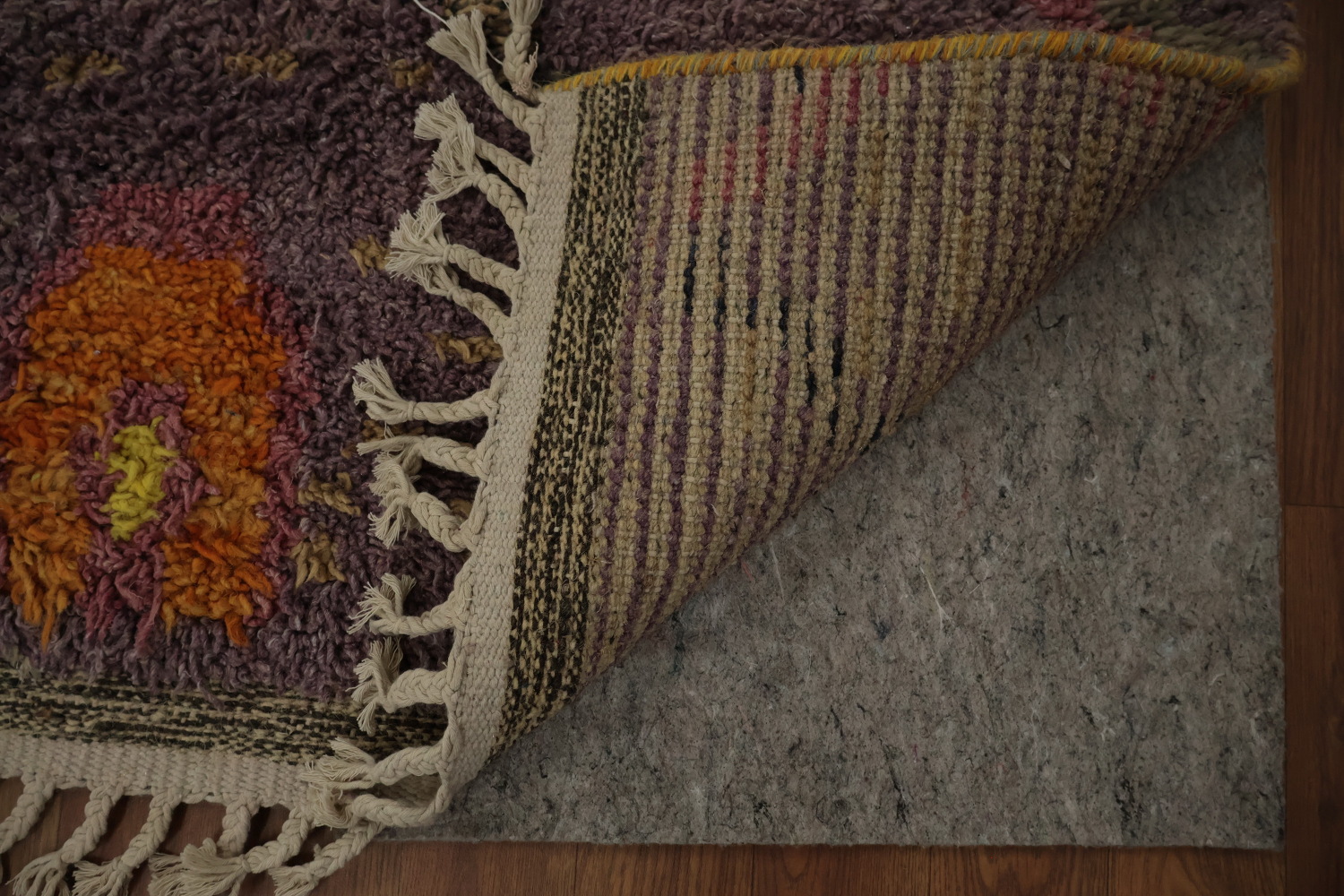 Plush Moroccan Area Rug 9x13 with Intricate Bohemian Geometric Style