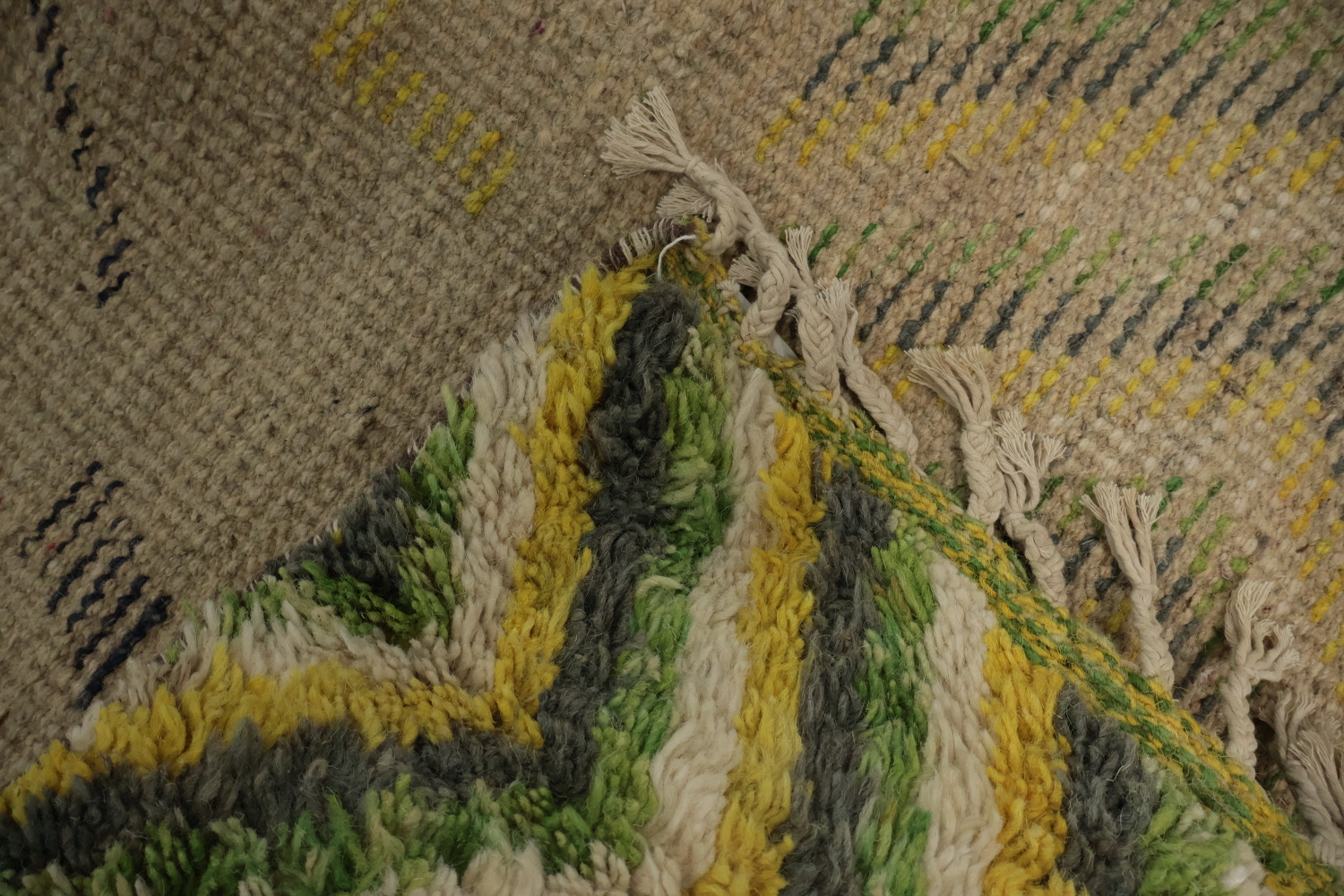 Multi-Tone Plush Moroccan Area Rug 7x10 for Eclectic Spaces