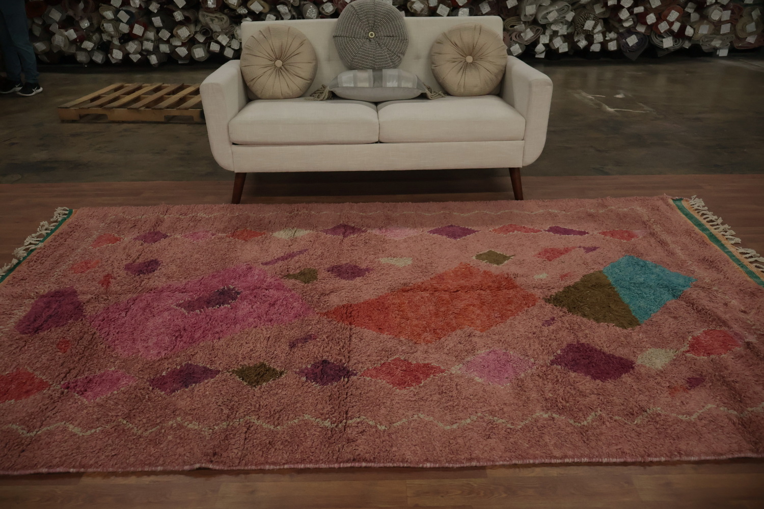 Lush and Cozy Plush Moroccan Area Rug 6x10 to Elevate Your Space