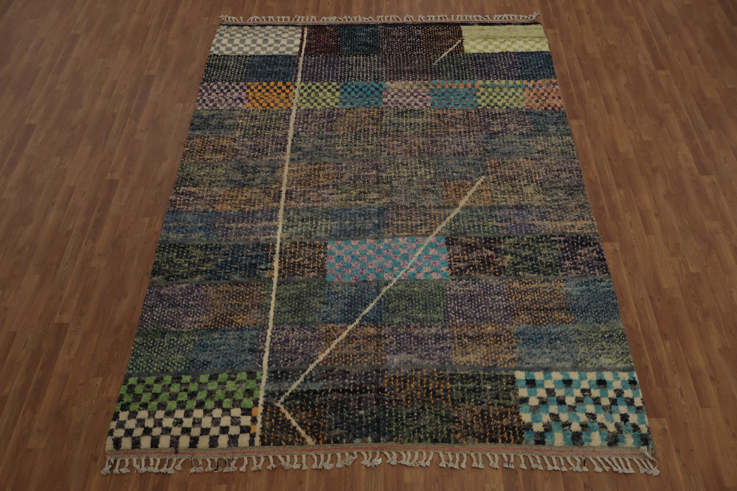 Handmade Plush Moroccan Oriental Area Rug 8x11
