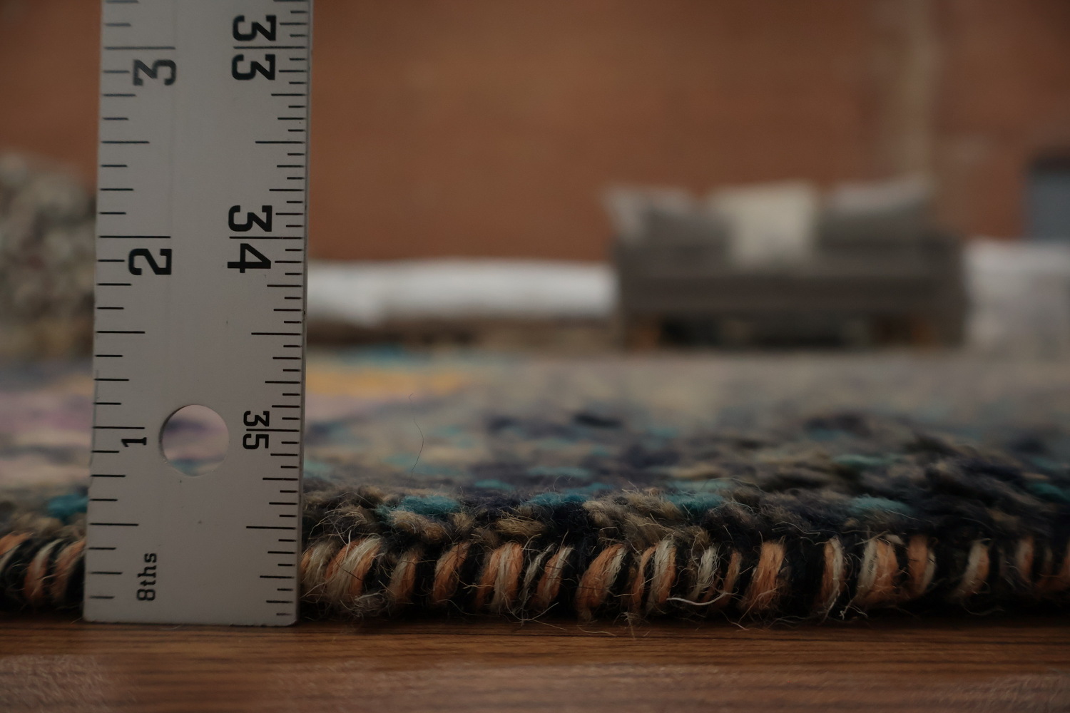 Handmade Plush Moroccan Oriental Area Rug 8x11