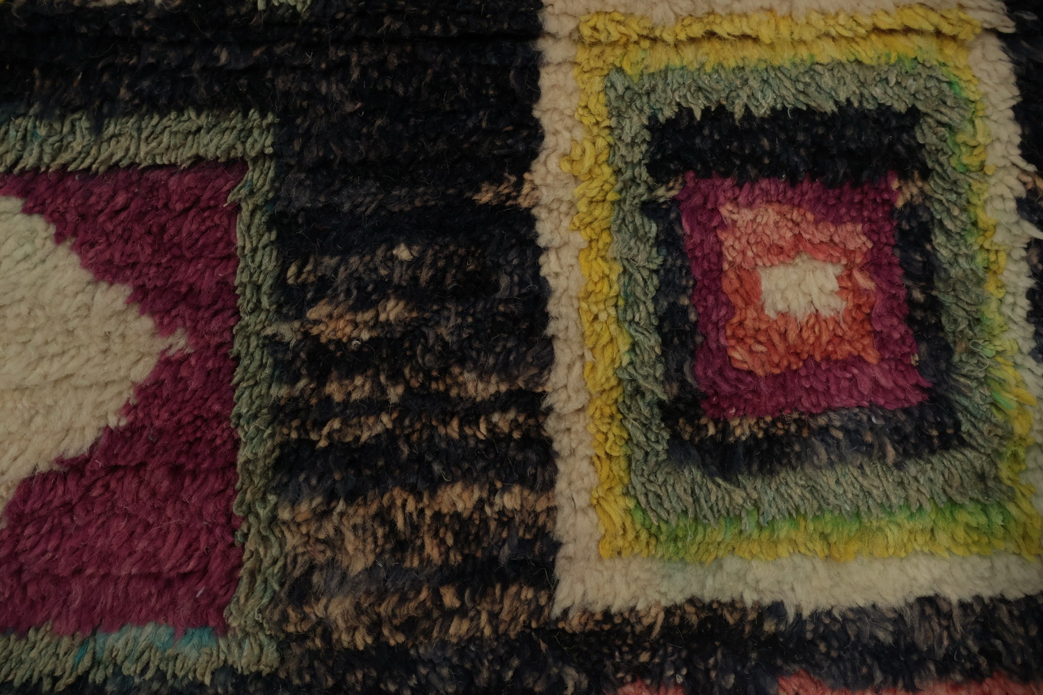 All-Over Geometric Plush Large Moroccan Rug 10x15