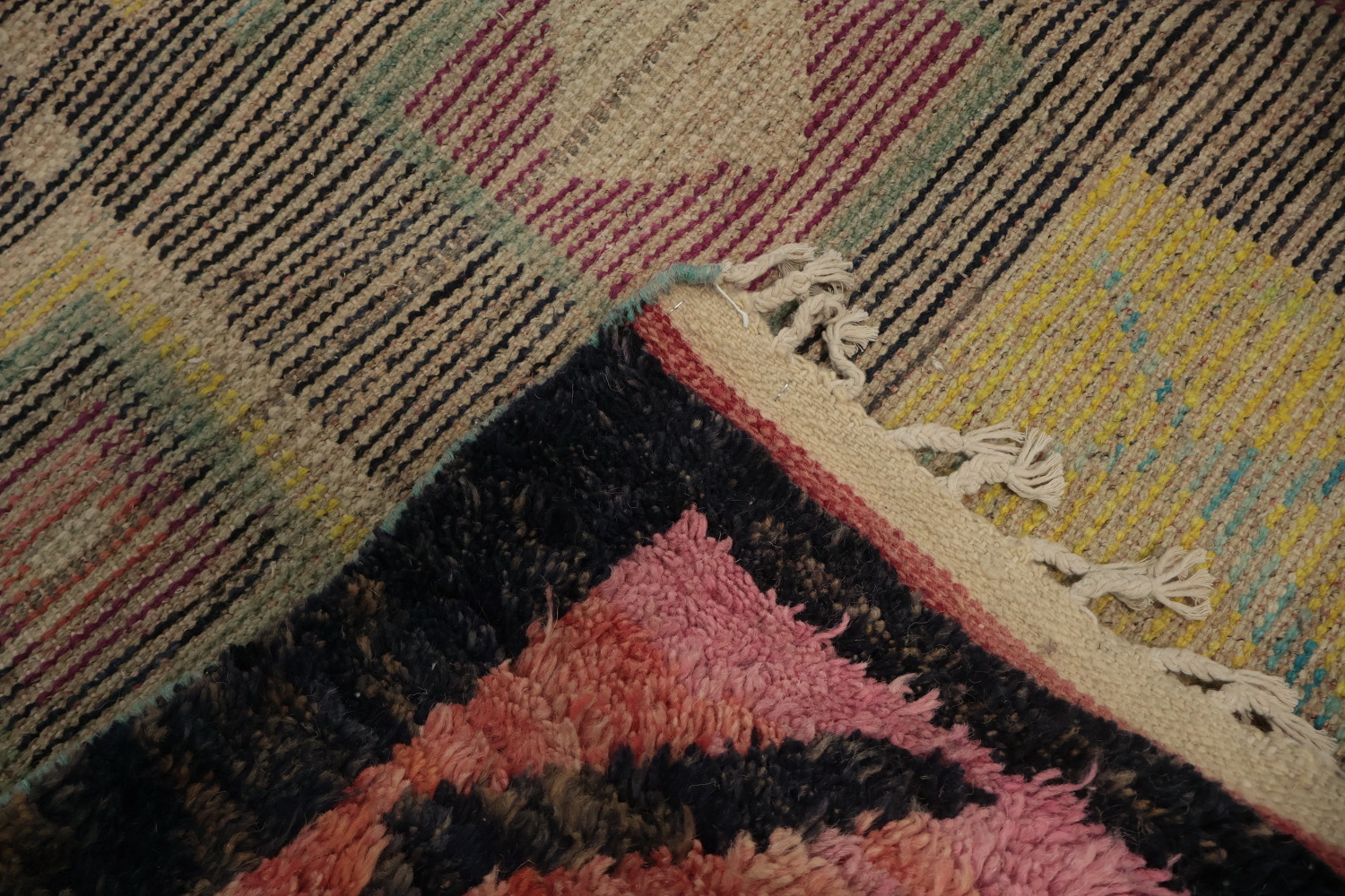 All-Over Geometric Plush Large Moroccan Rug 10x15
