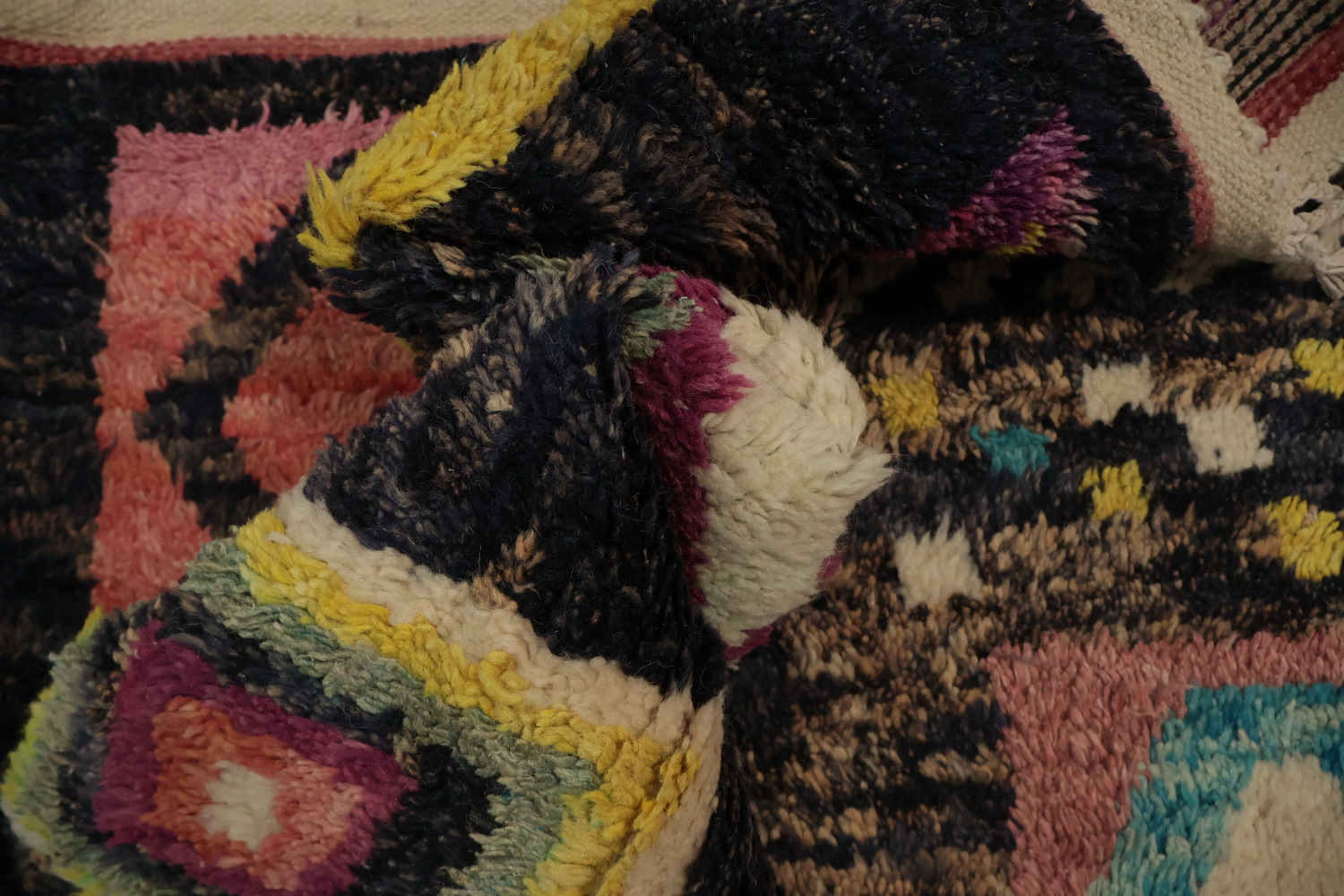 All-Over Geometric Plush Large Moroccan Rug 10x15