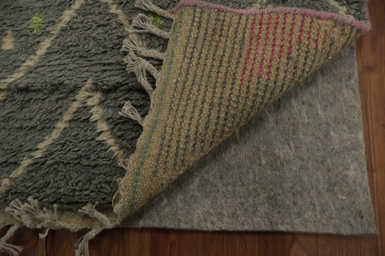 All-Over Geometric Moroccan Wool Area Rug 6x10